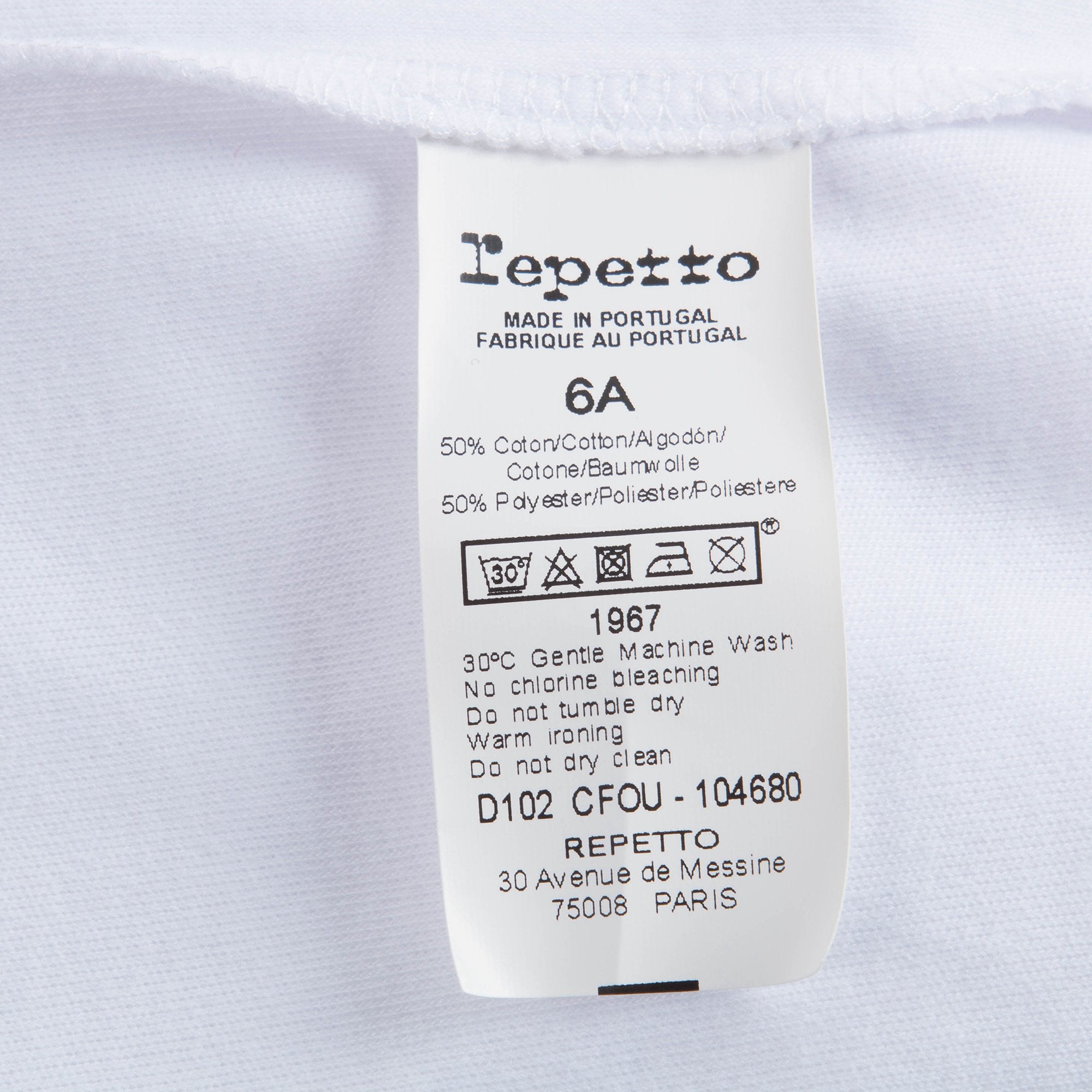 Girls White Cotton Top