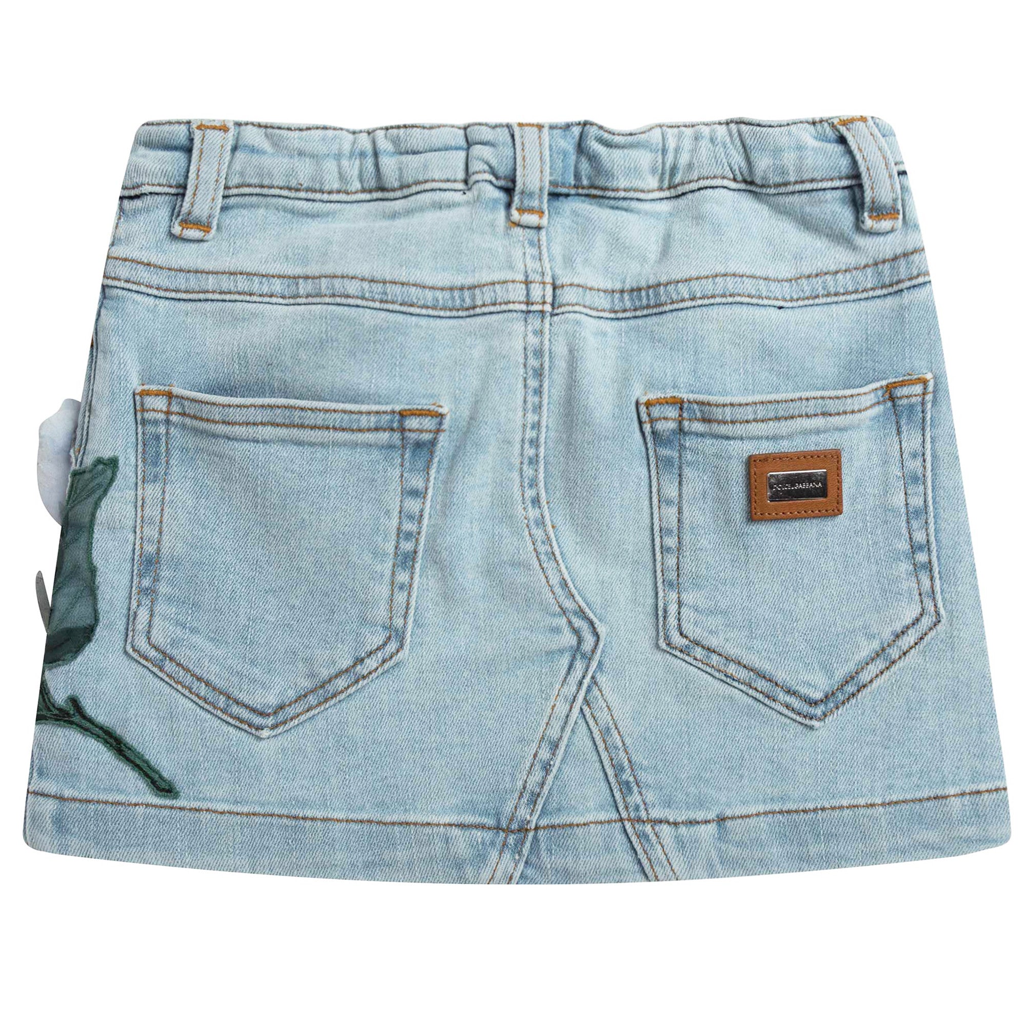 Girls Blue 'Ortensia' Skirt