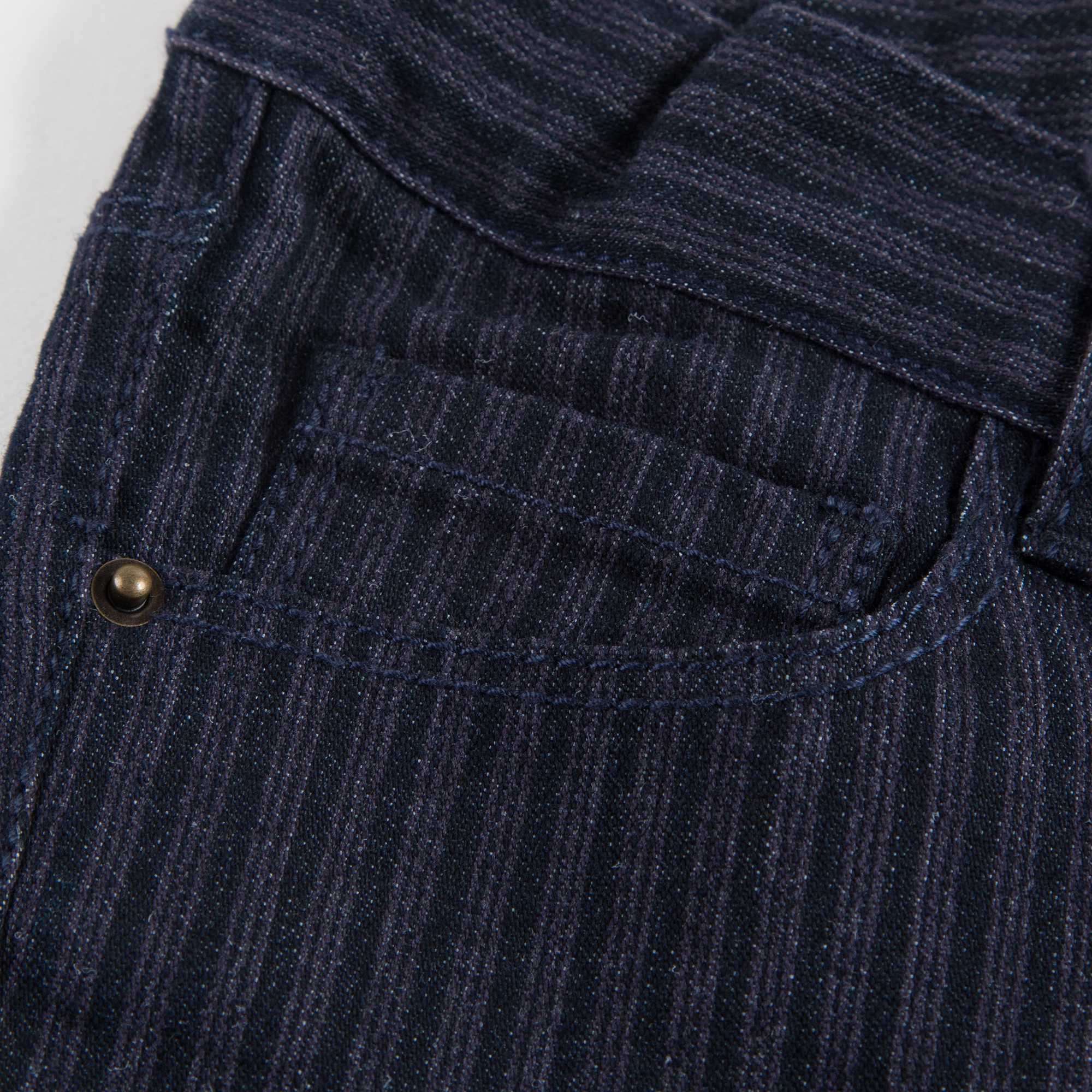 Girls Navy Blue Cotton Trousers