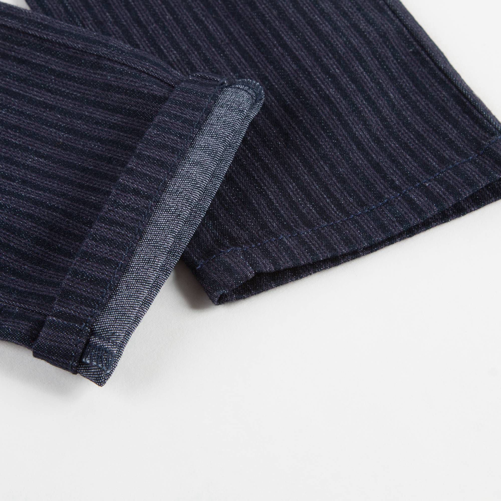 Girls Navy Blue Cotton Trousers