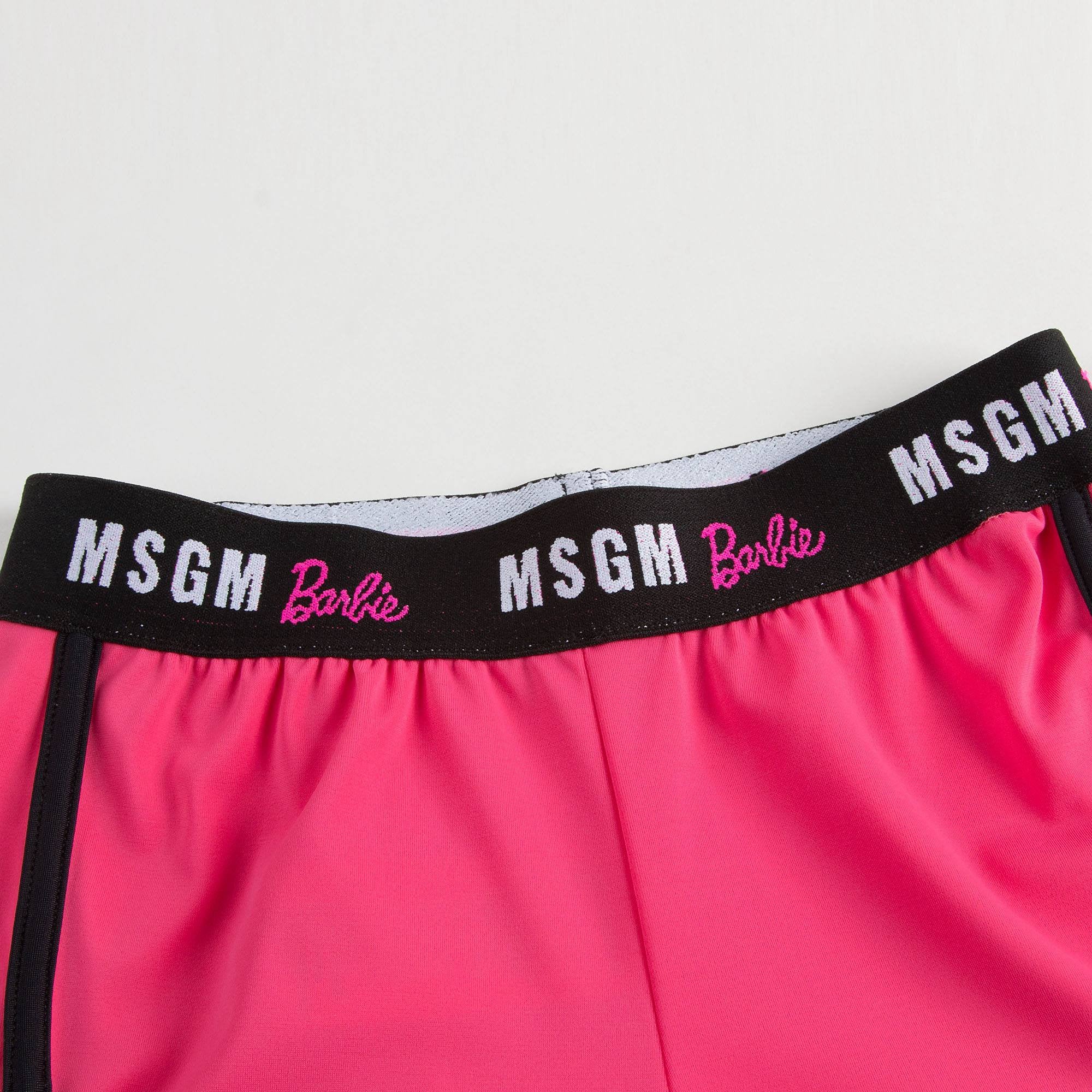 Girls Pink Tracksuit Shorts