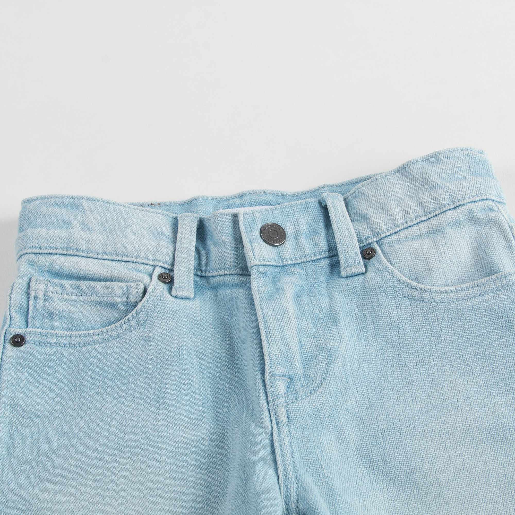 Girls Blue Cotton Jeans