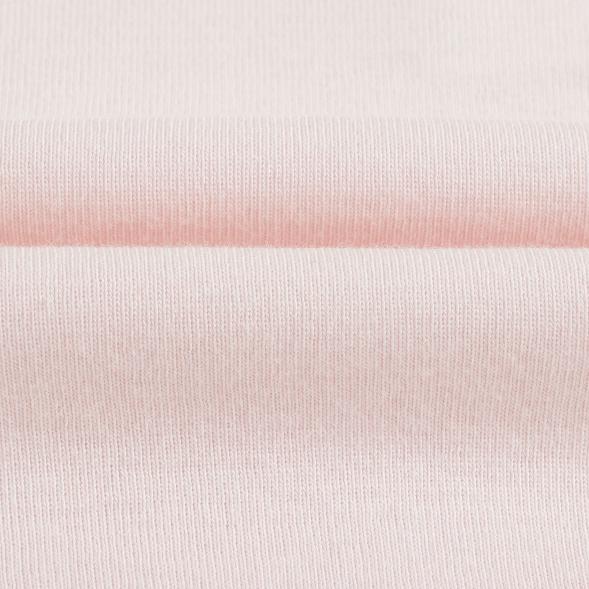 Girls Light Pink Cotton Turtleneck
