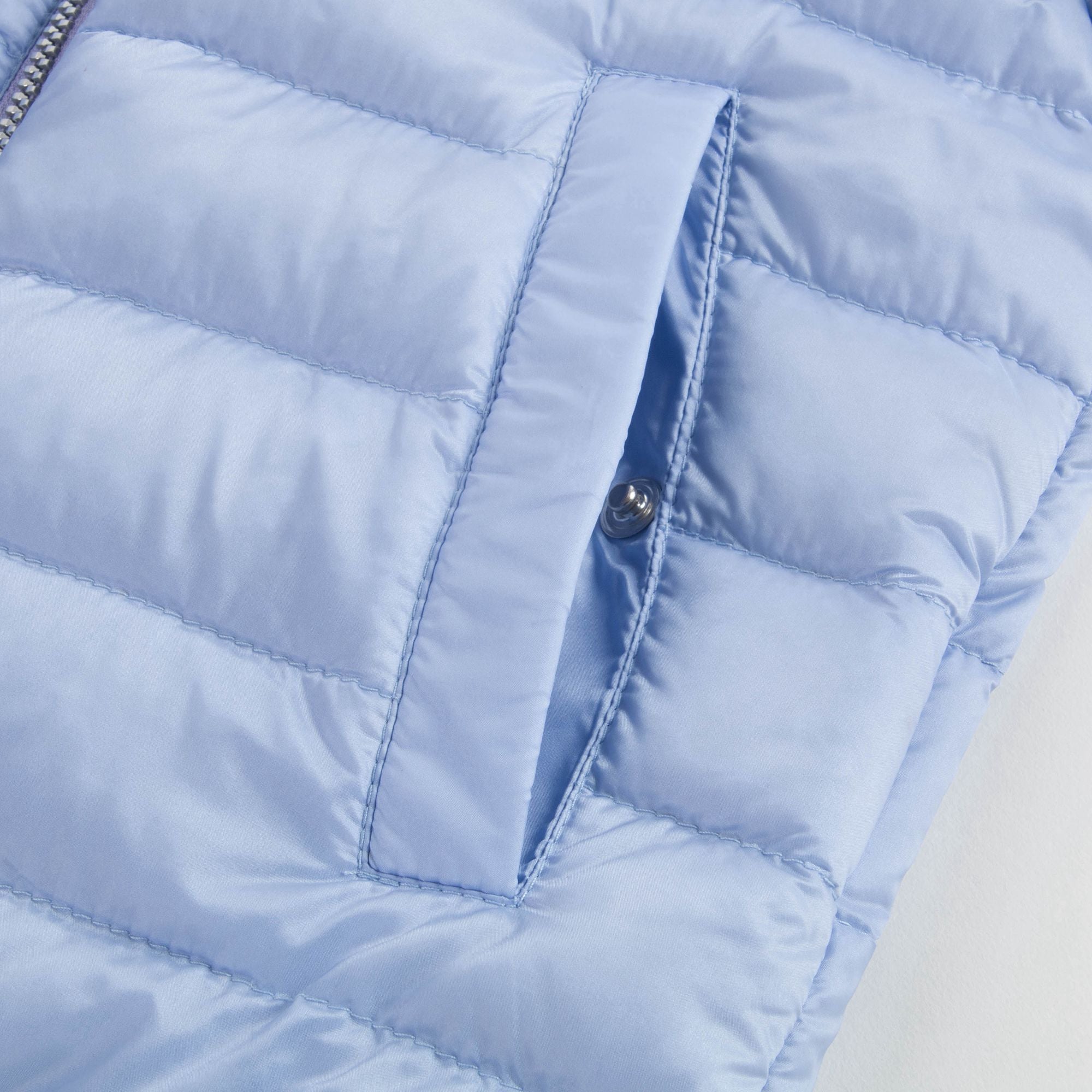 Girls Light Blue "KIEV" Padded Down Coat