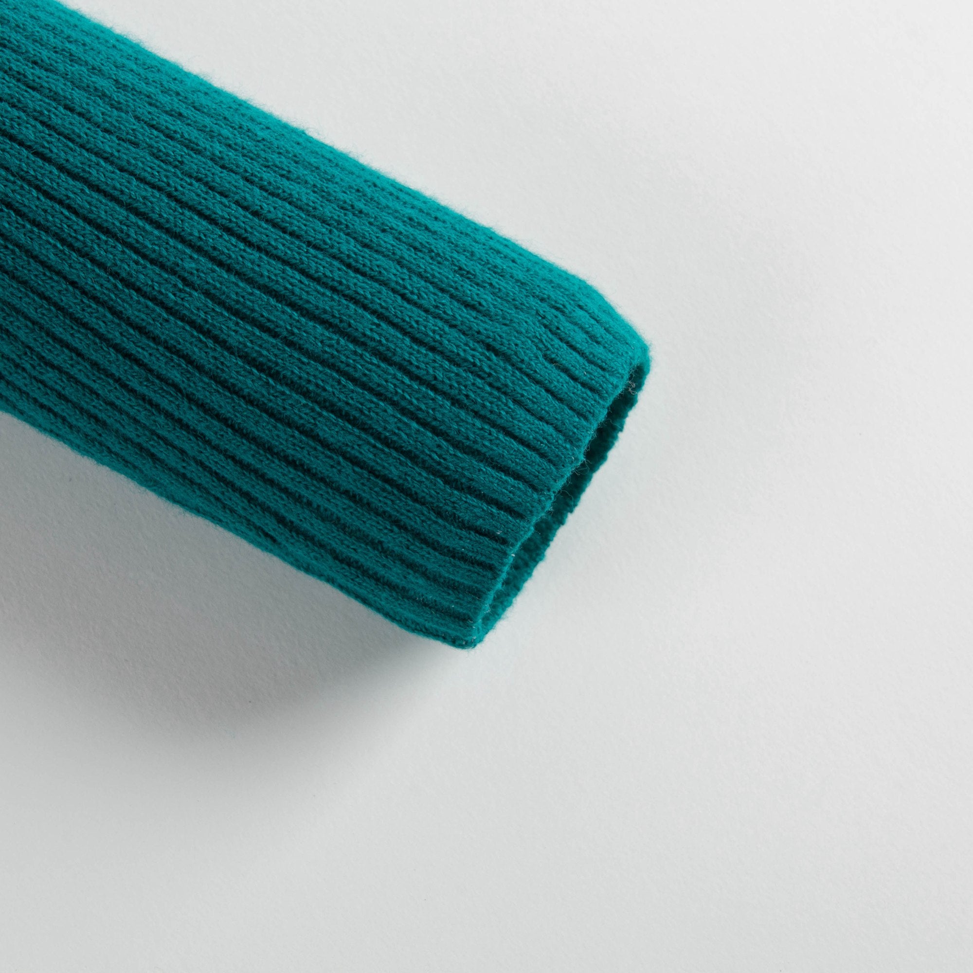 Girls Teal Cotton Zenobia Cardigan