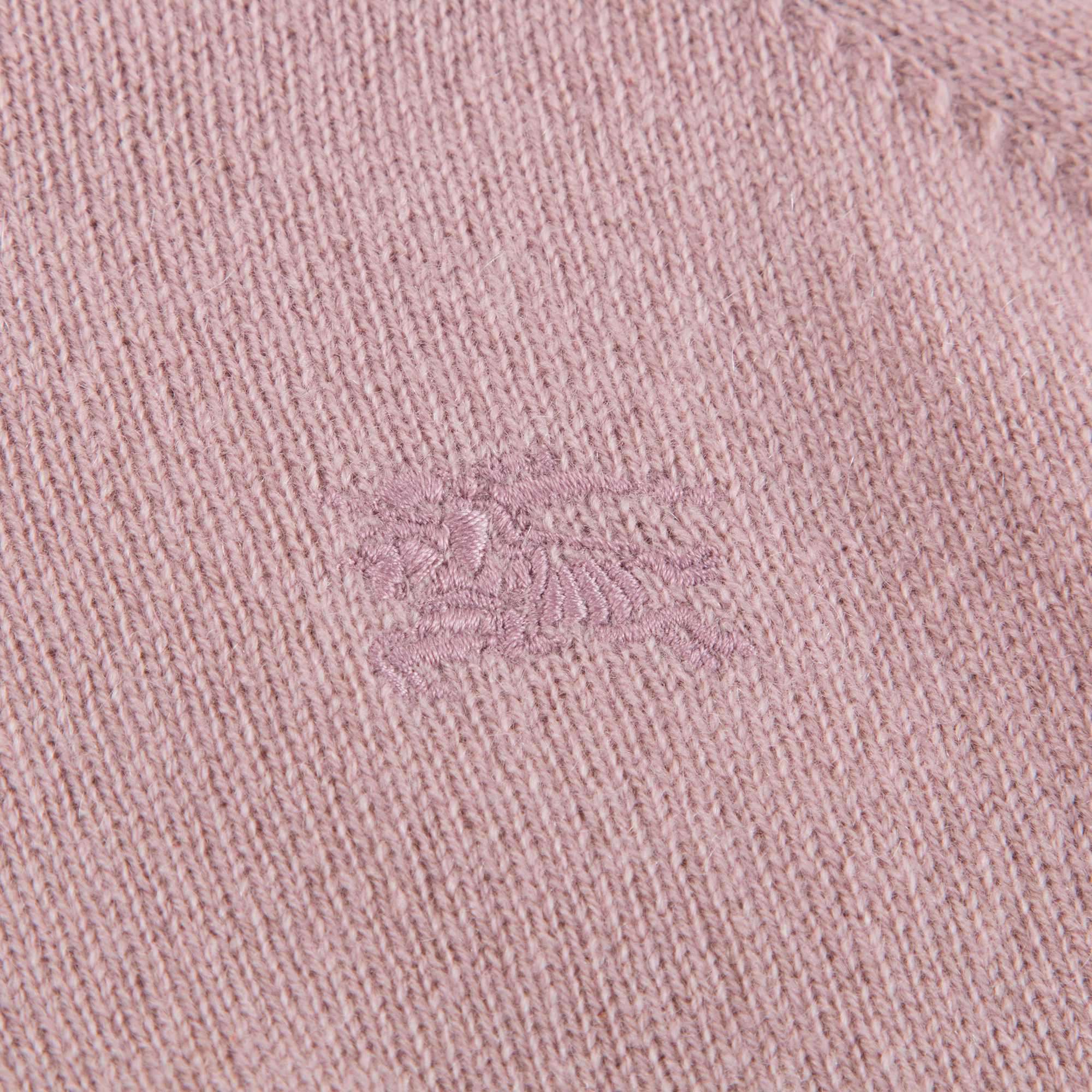 Girls Dusty Pink Cashmere Sweater