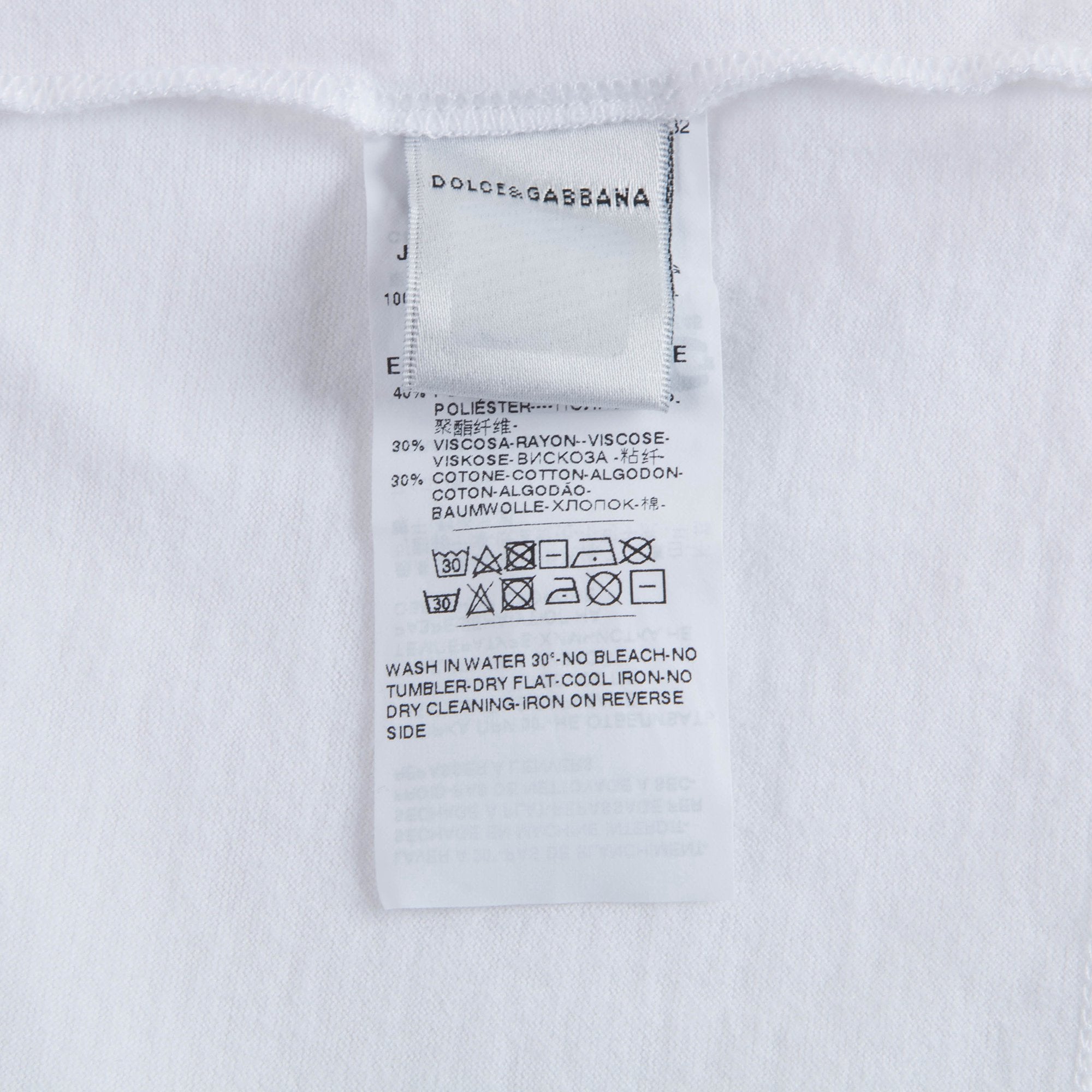 Girls White Printed Cotton T-shirt