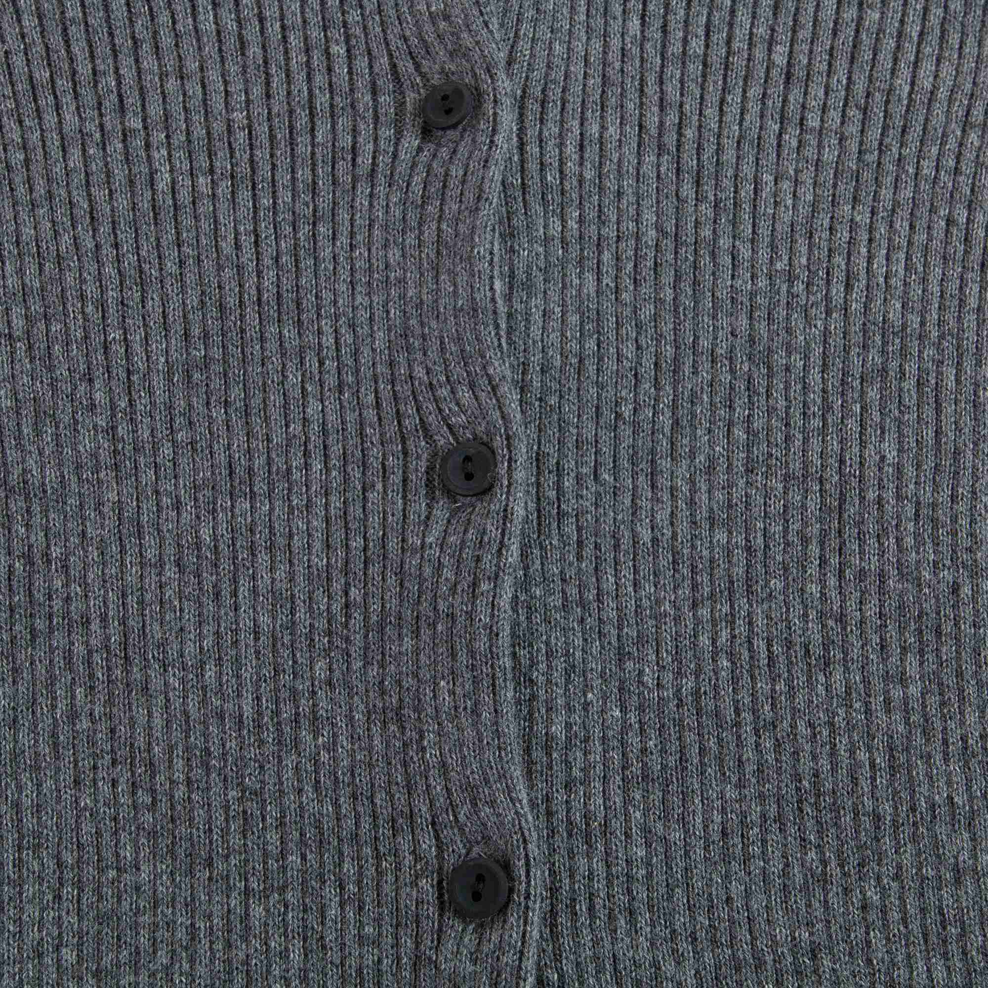 Girls Grey Cotton Zenobia Cardigan