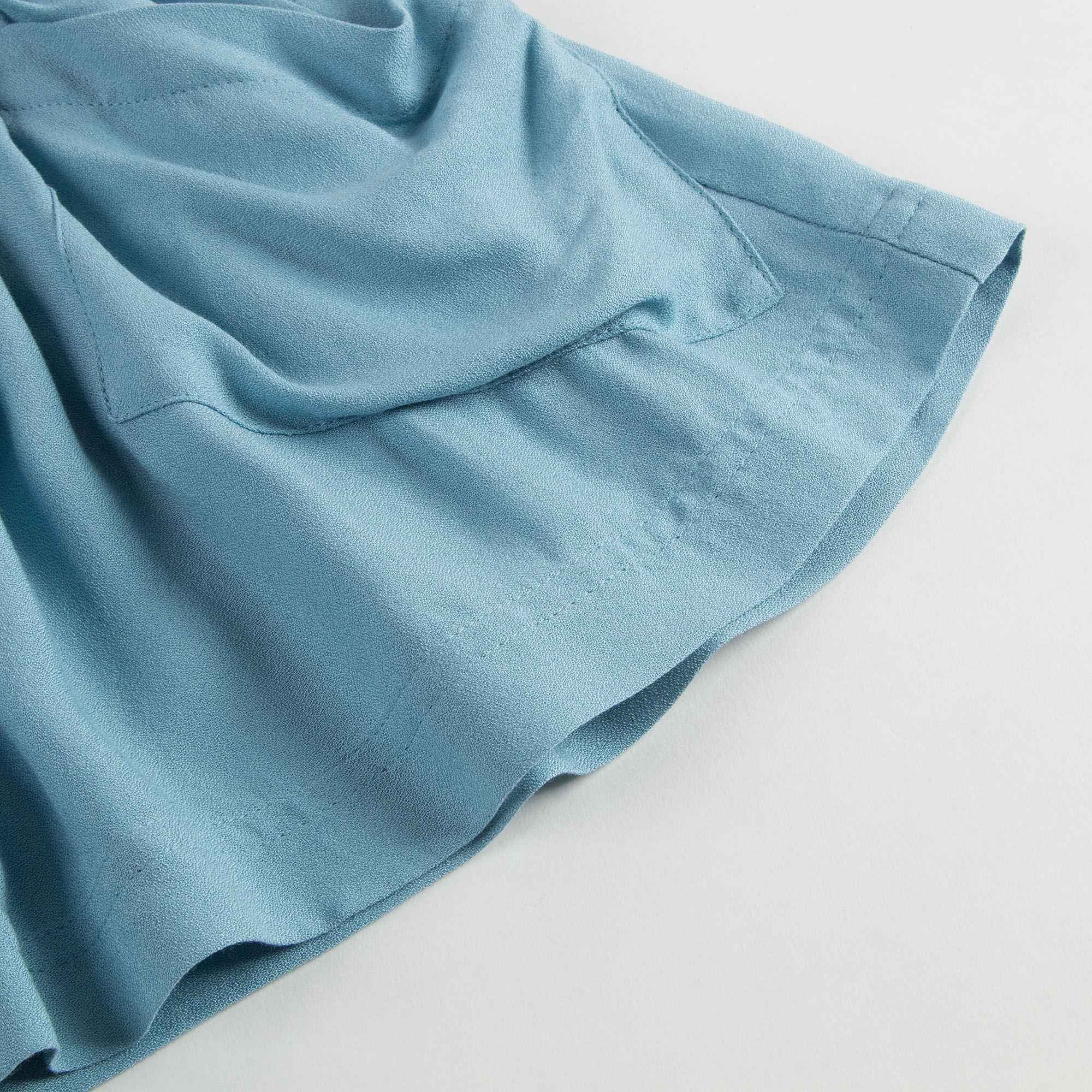 Girls Blue Denim Skirt