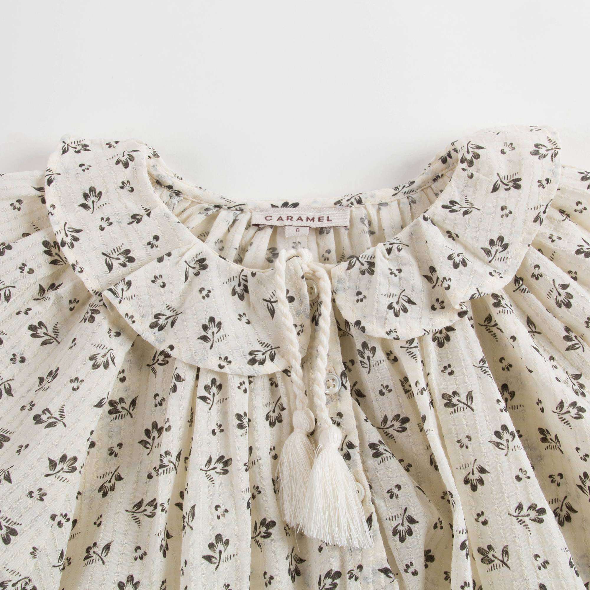 Girls Ditsy Clover Print Hydrangea Blouse