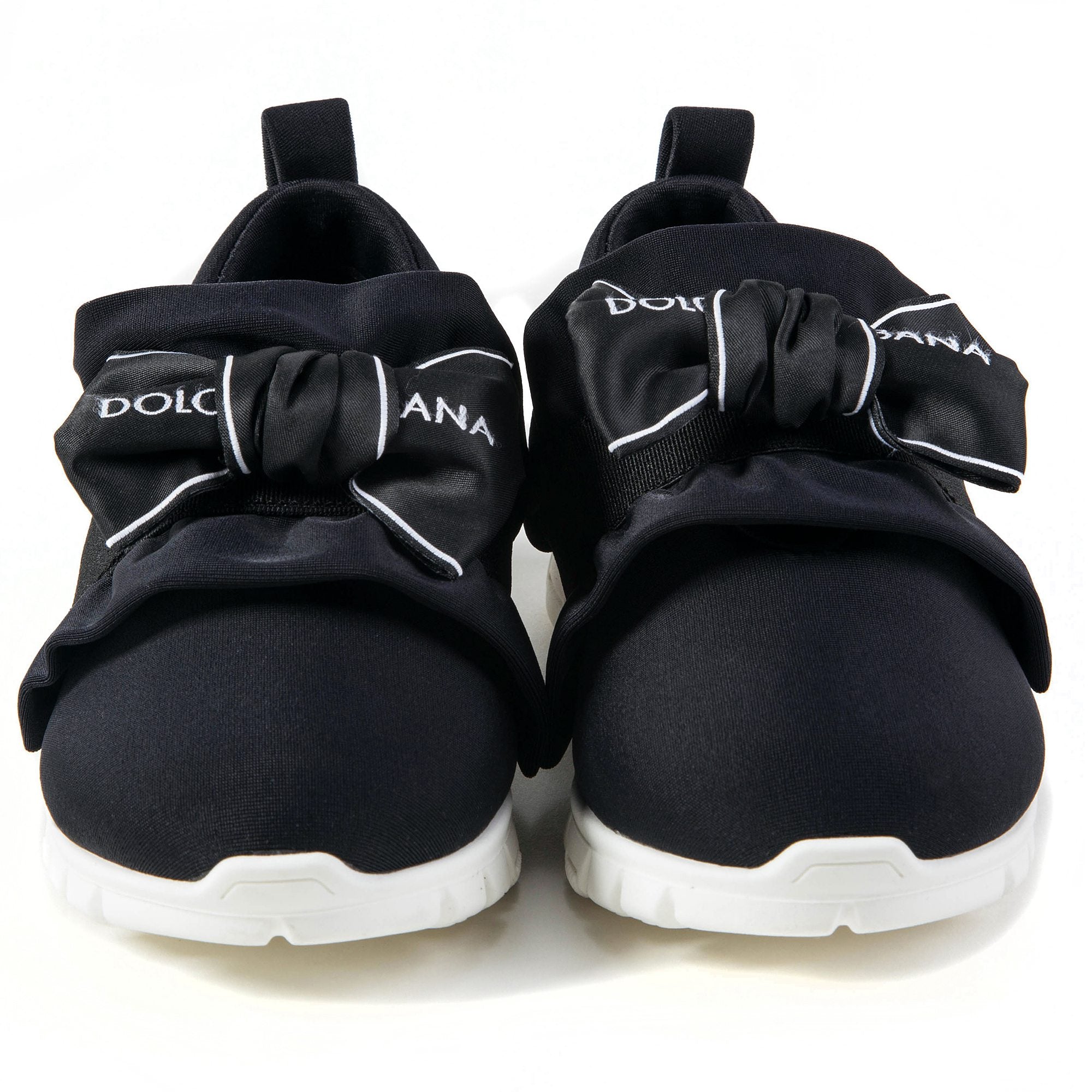 Girls Black Nylon Shoes