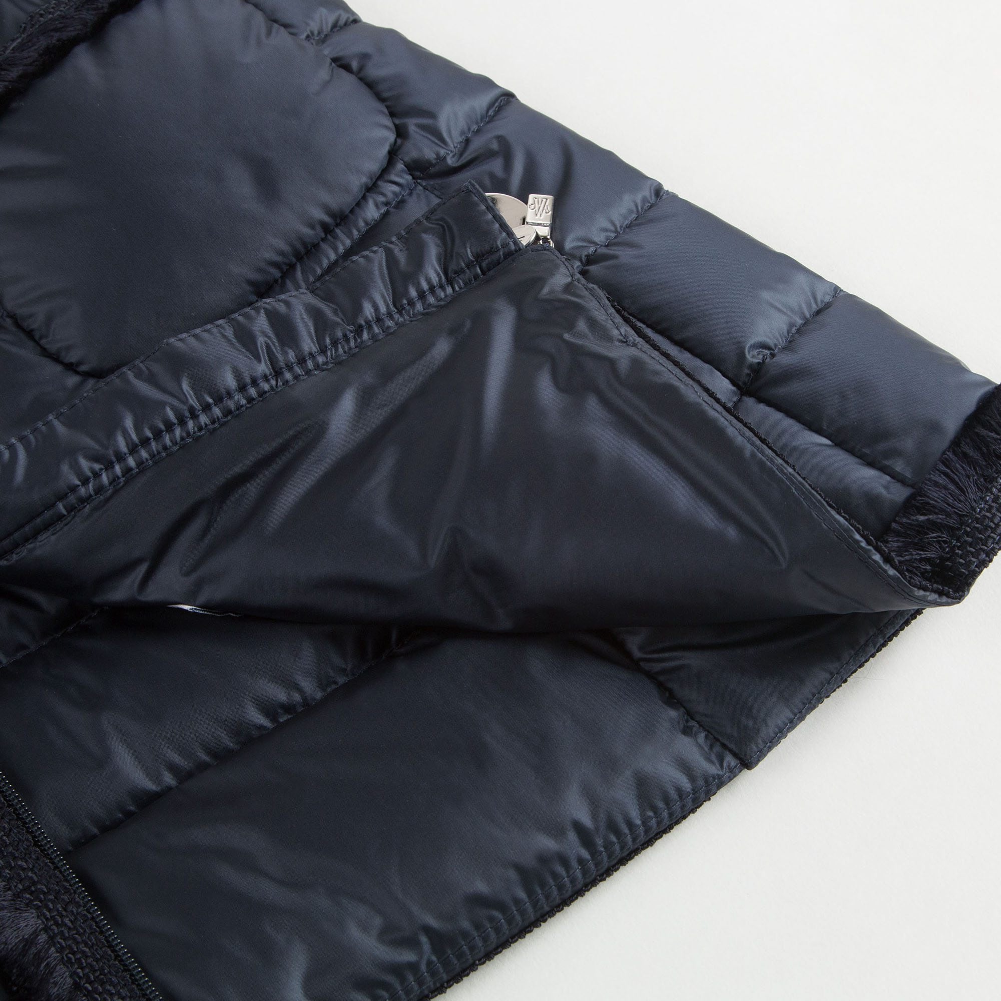 Baby Girls Dark Blue 'Antheia' Down Padded Coat