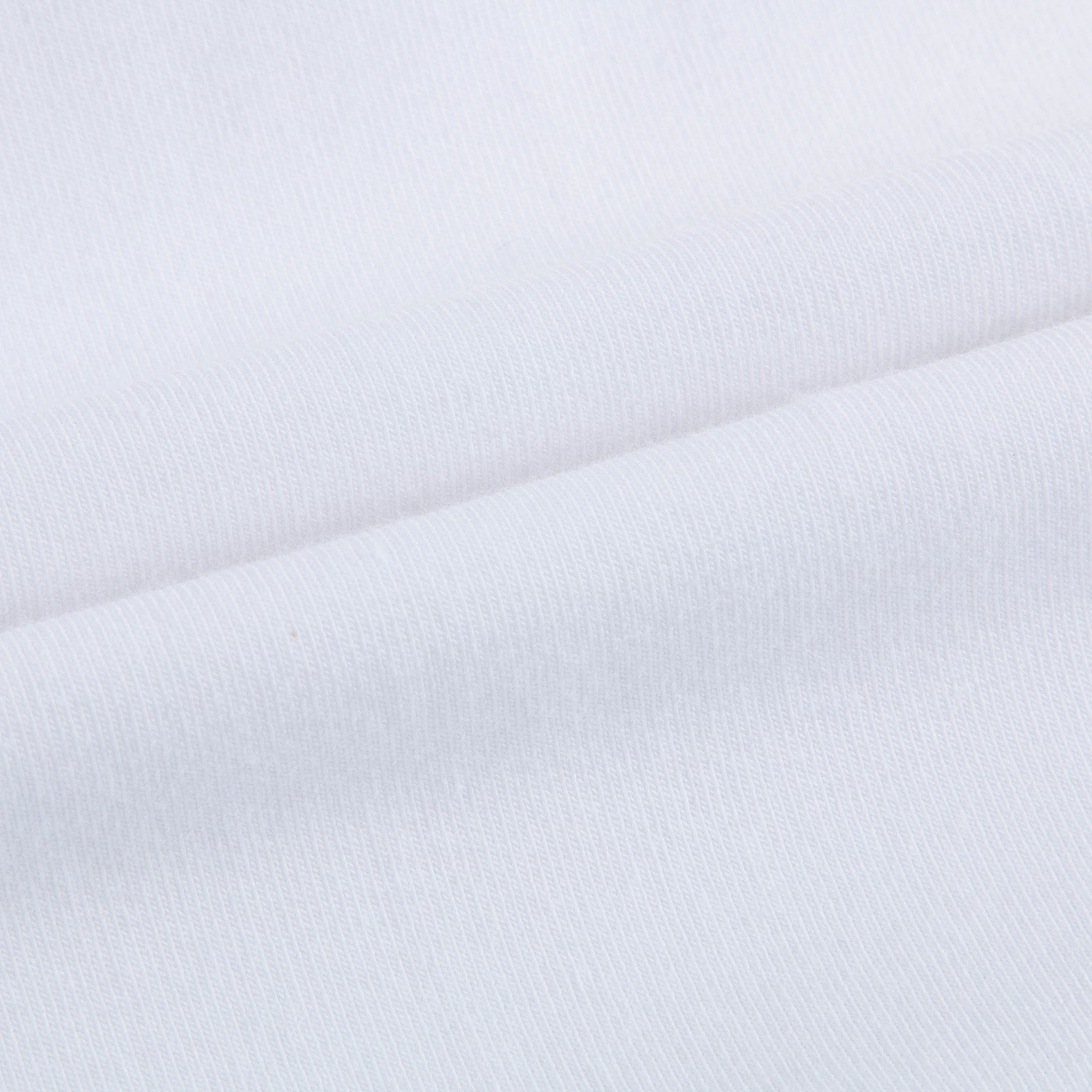 Girls White Cotton T-shirt