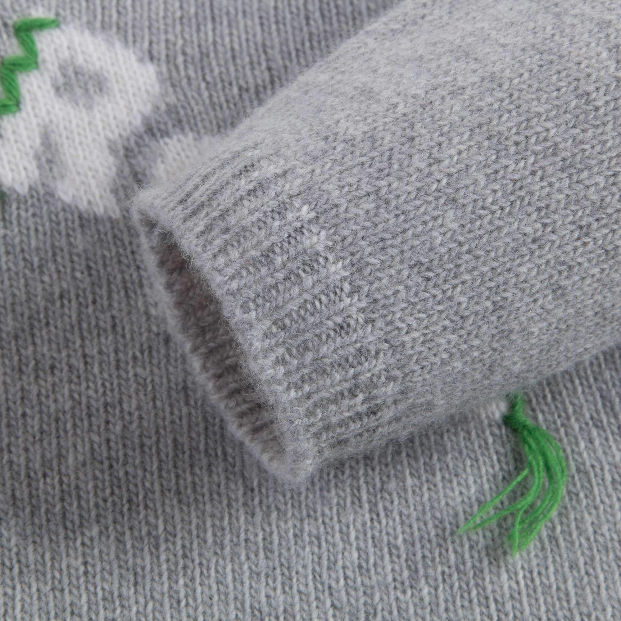 Girls Grey Wool Sweater
