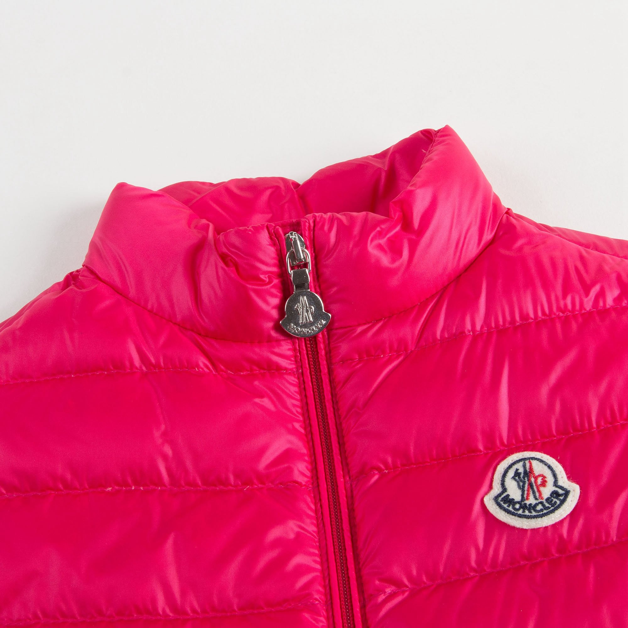 Girls Fuchsia "New Cherame"Down Padded Gilet