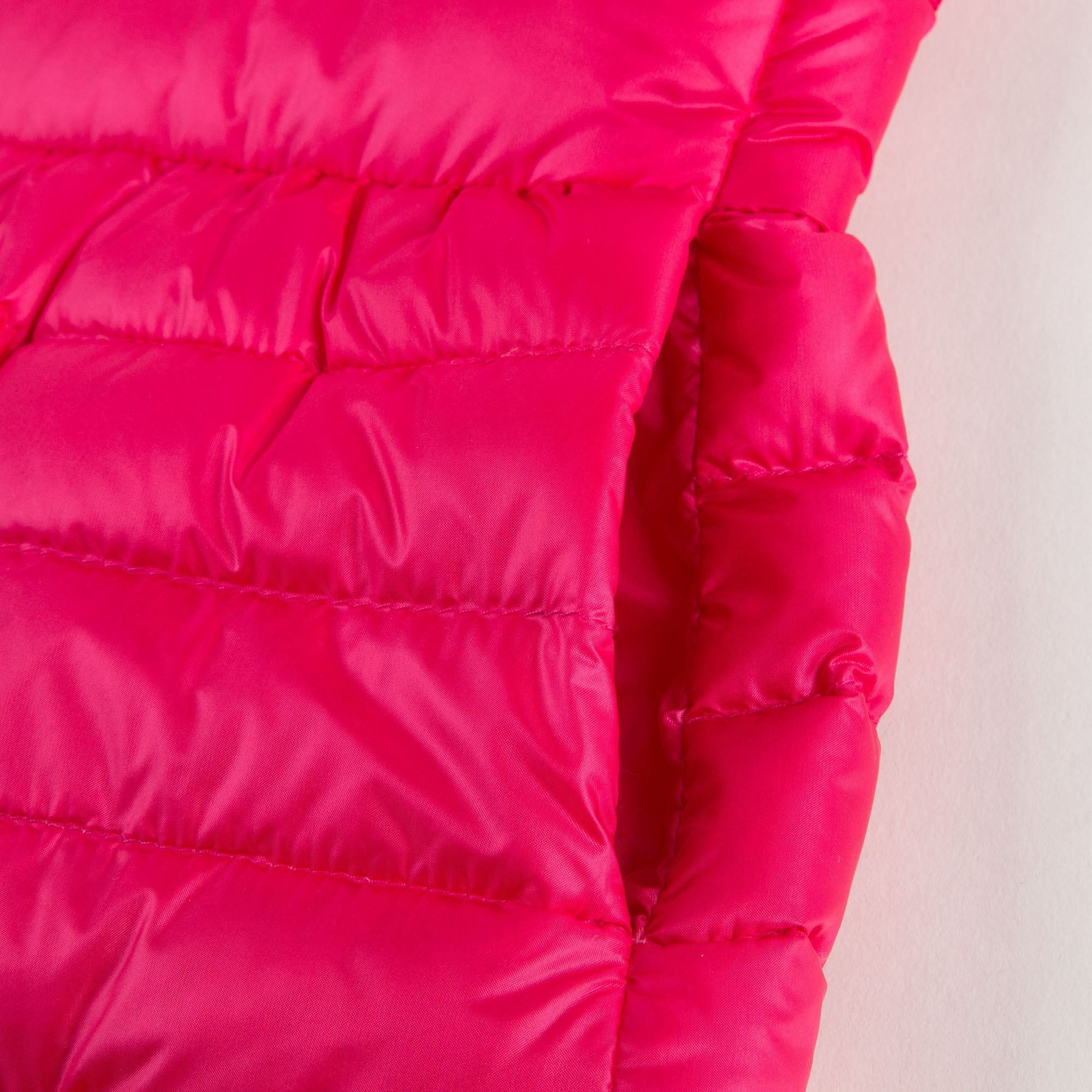 Girls Fuchsia "New Cherame"Down Padded Gilet
