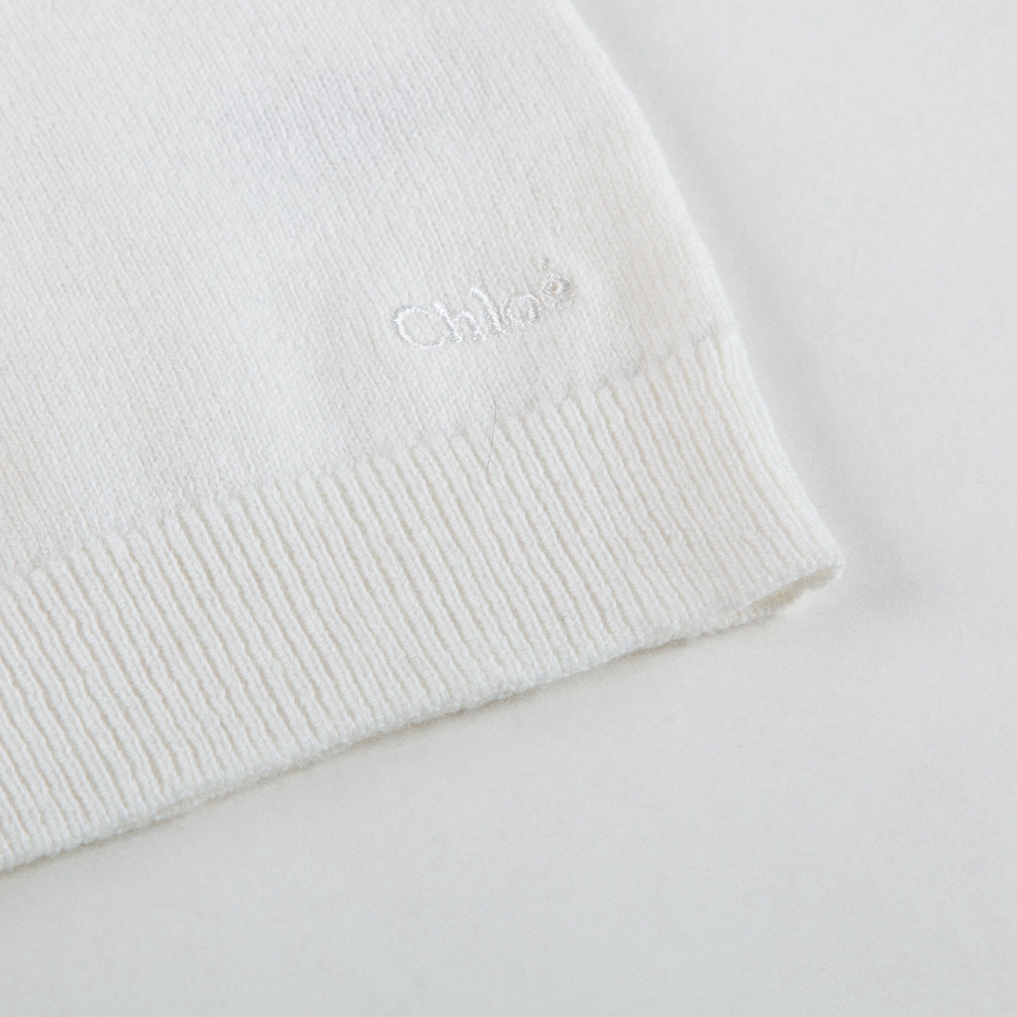 Girls Ivory Wool Sweater