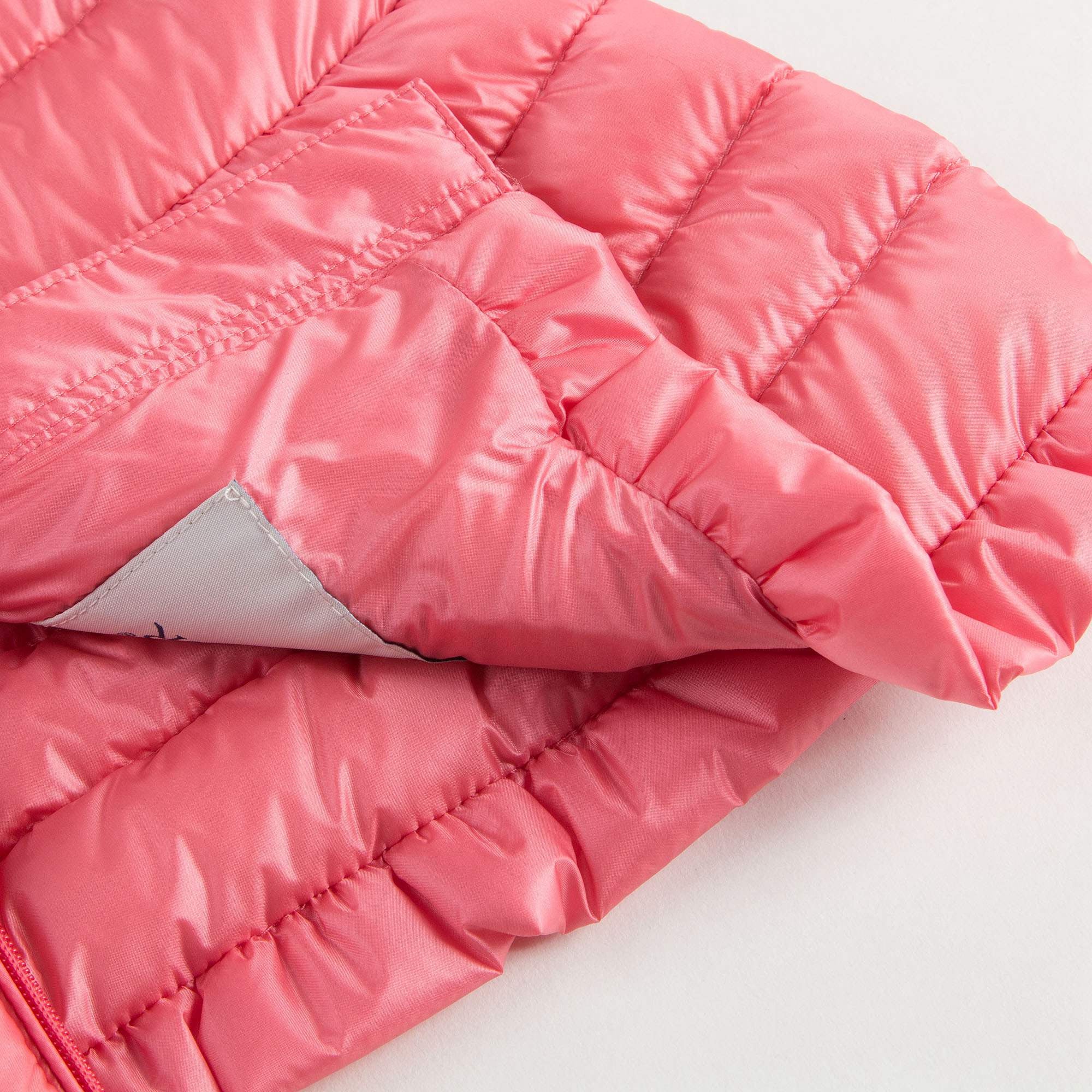 Girls Pink "New Cherame"Down Padded Gilet