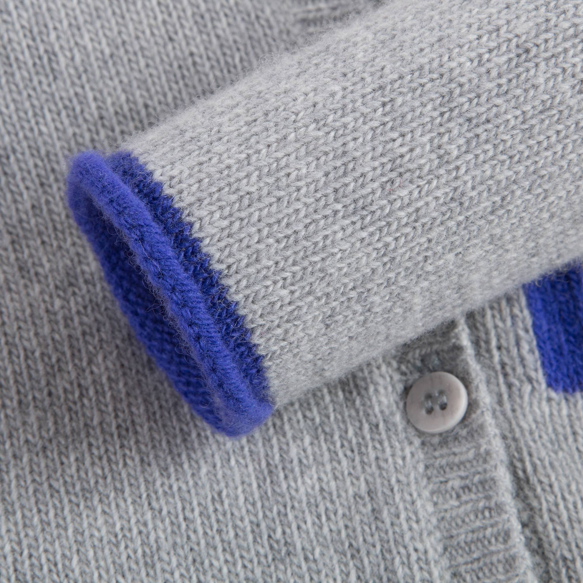 Baby Girls Grey Wool Cardigan