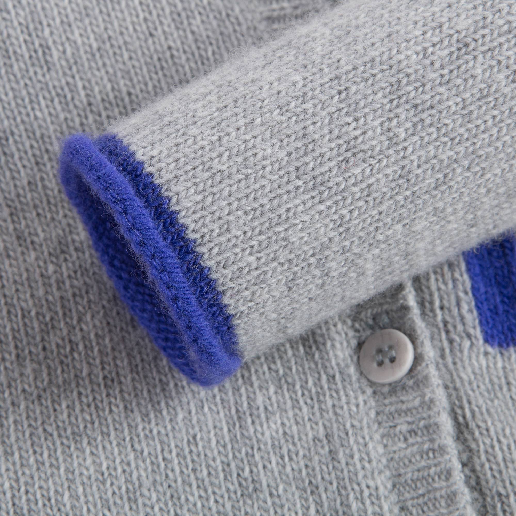 Baby Girls Grey Wool Cardigan
