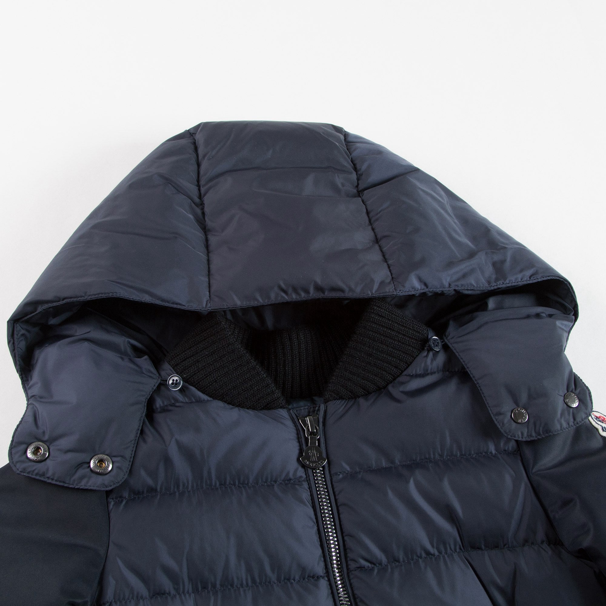 Girls Navy Blue 'Blois' Down Padded Coat