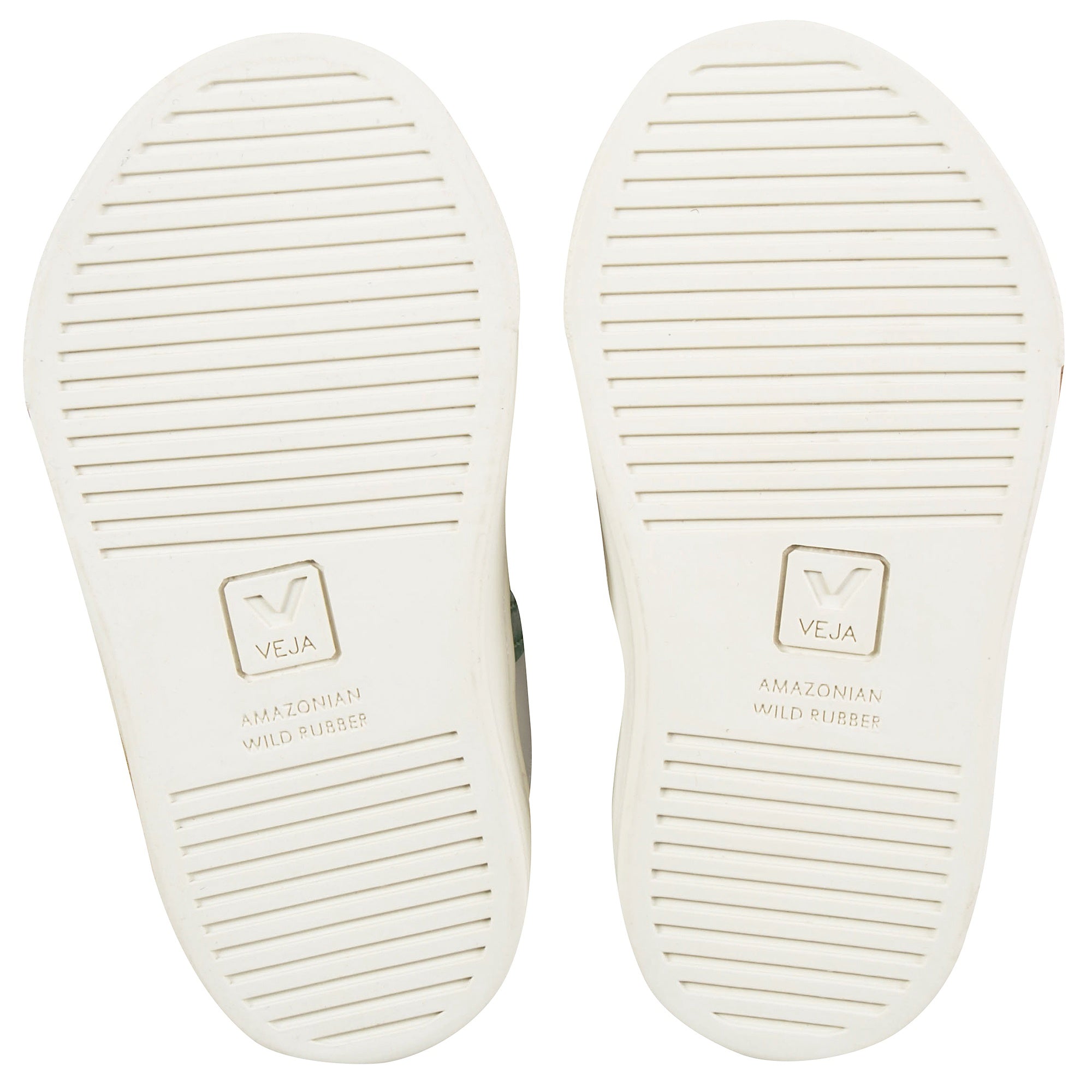 Girls  &  Boys   White  Leather  Velcro With  Green  "V"  Shoes