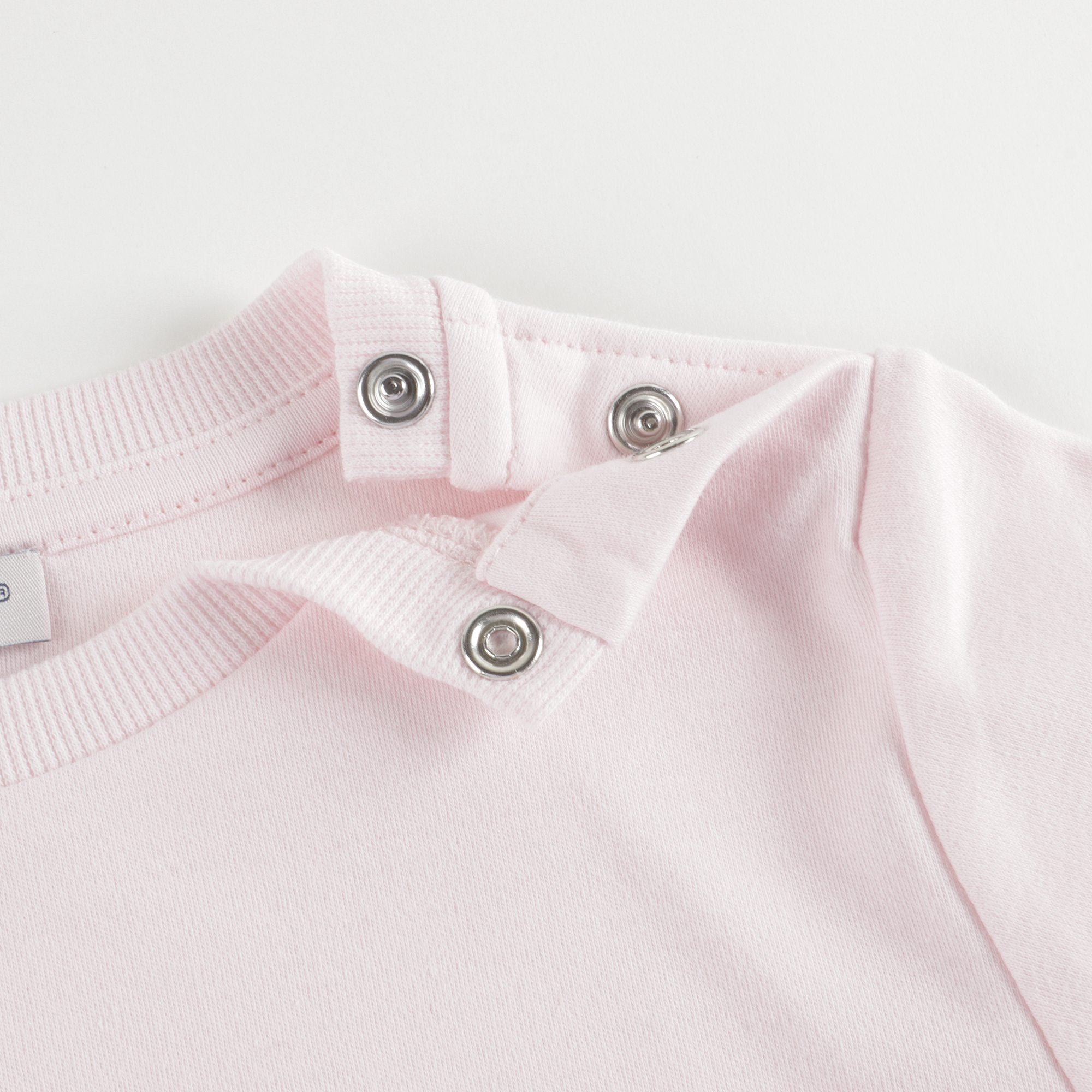 Baby Girls Light Pink Cotton T-Shirt