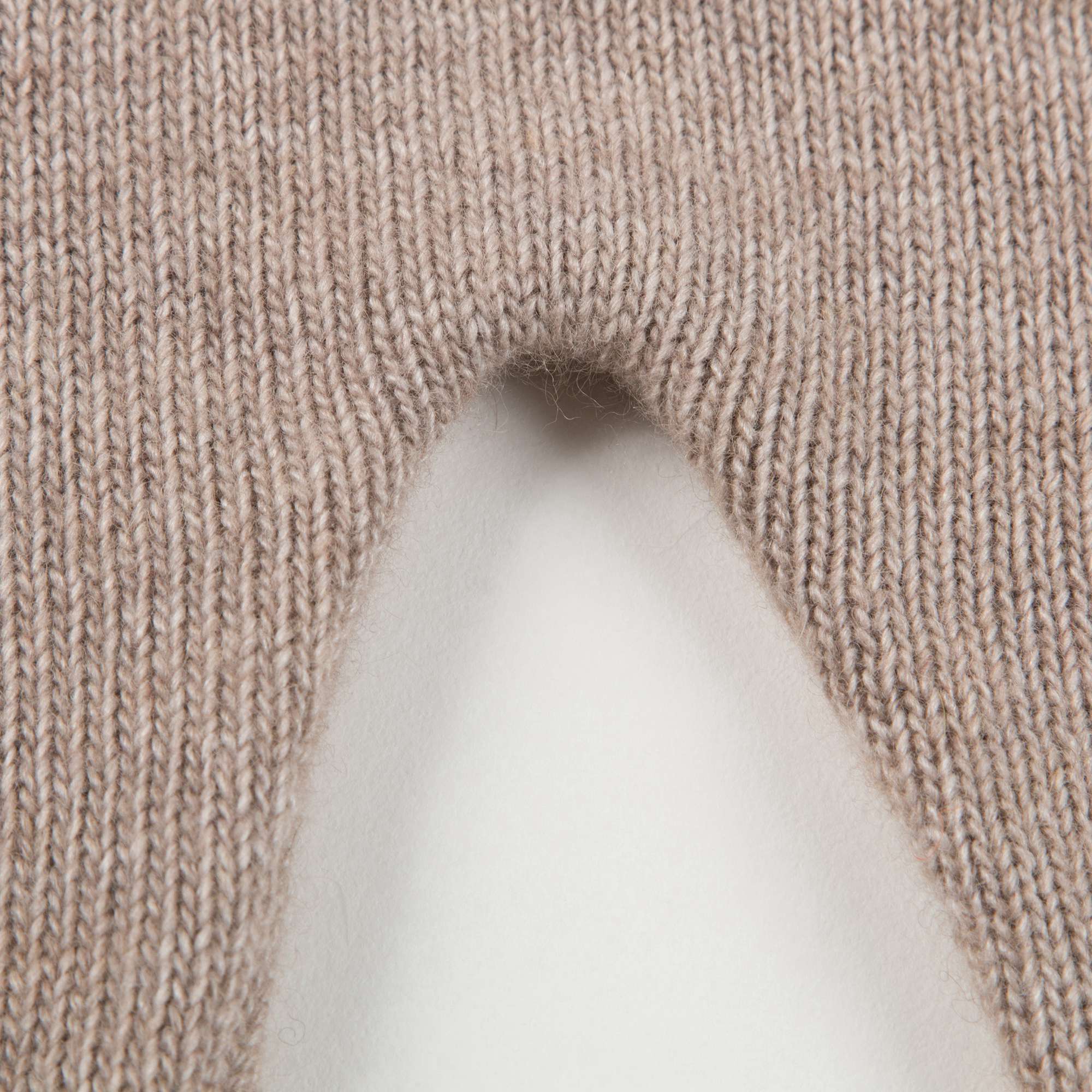 Baby Light Taupe Knitted Romper