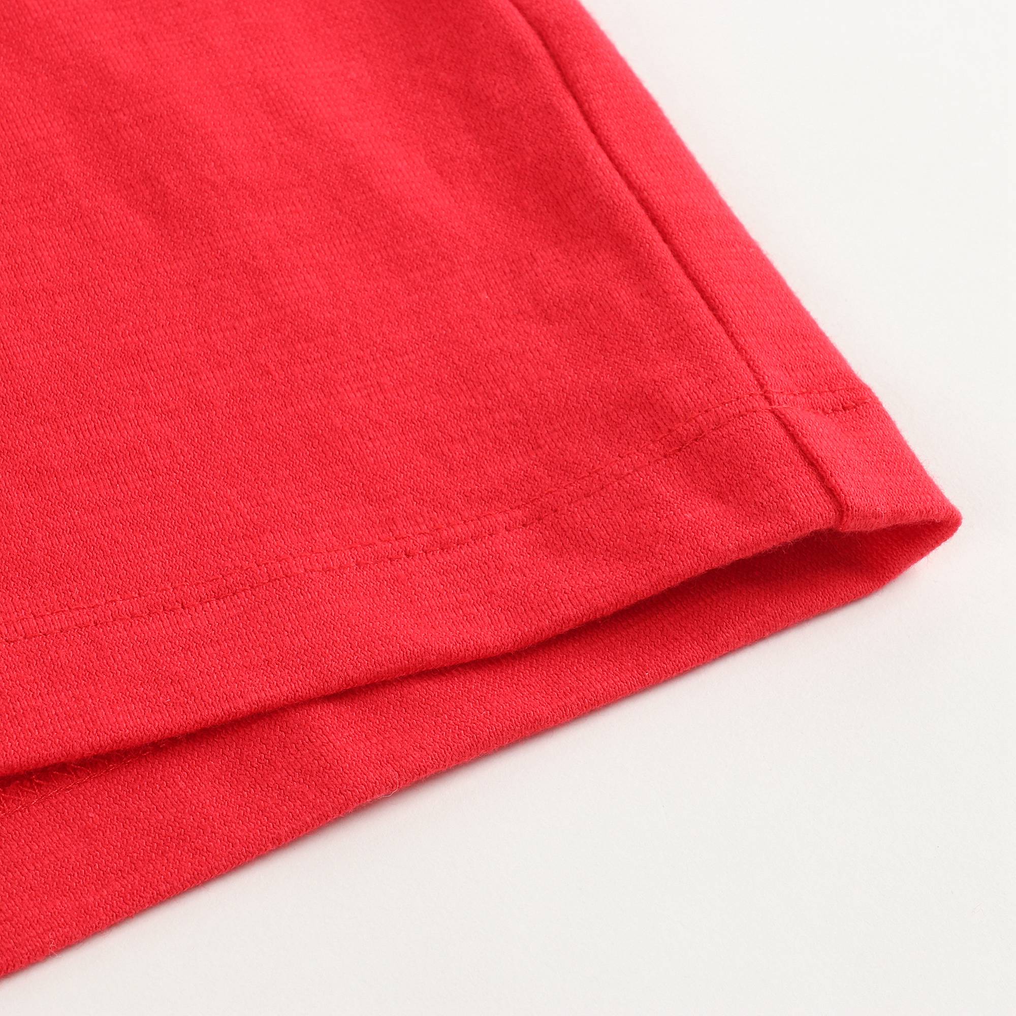 Girls Red Cotton T-shirt