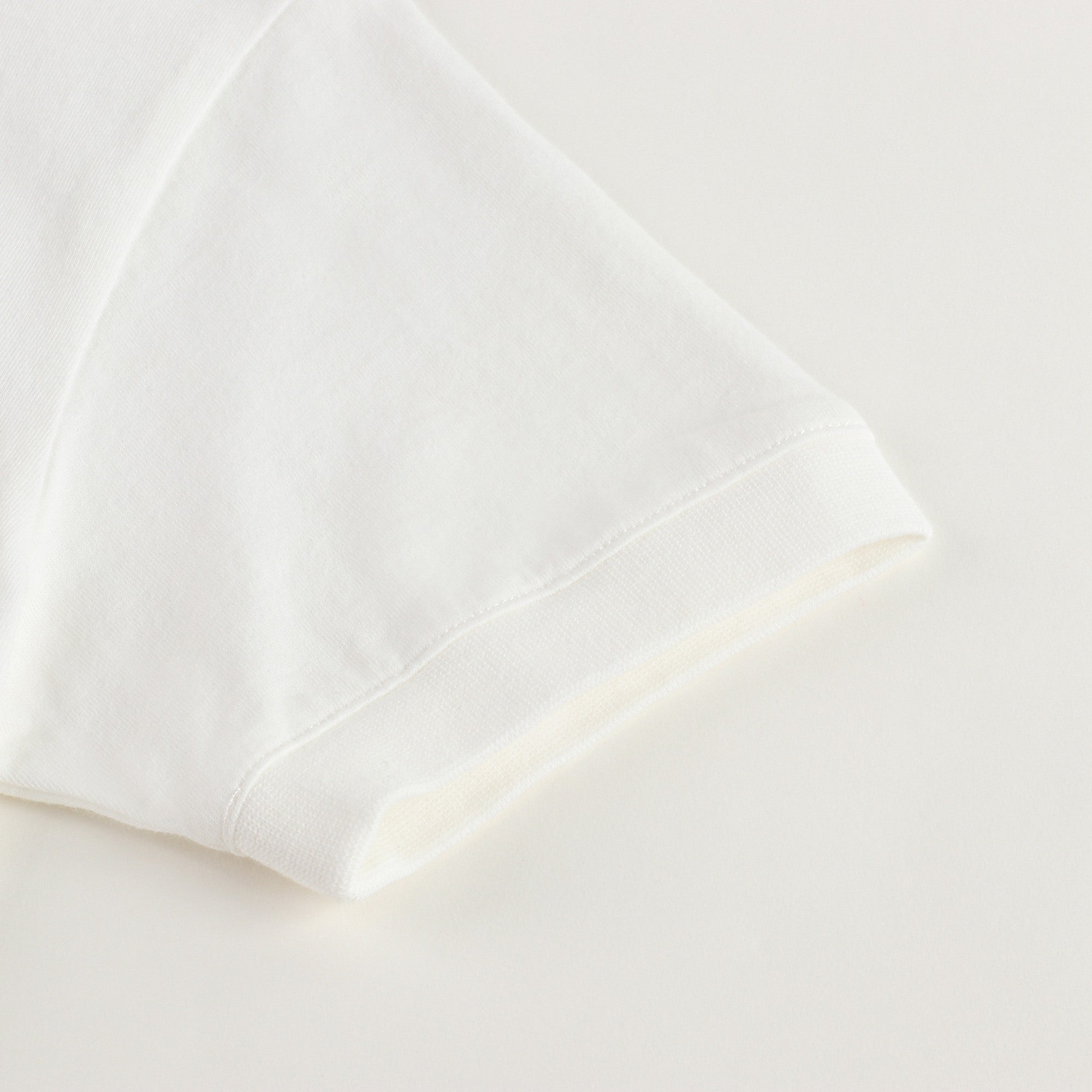 Girls White Printed Cotton T-shirt