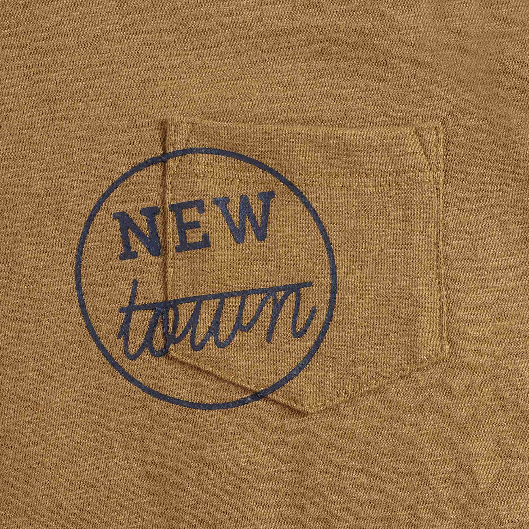 Girls Camel Cotton T-shirt