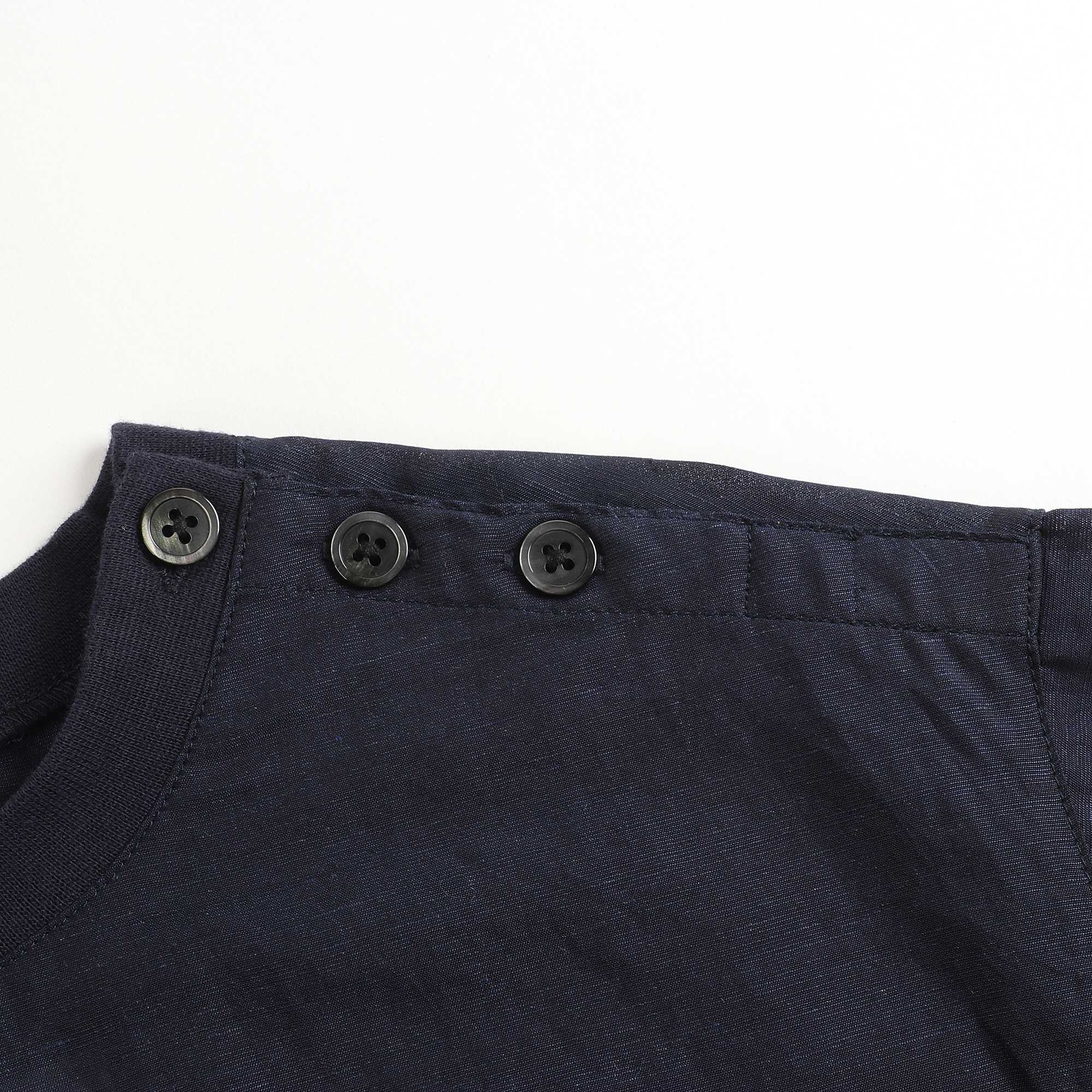 Girls Navy Pocket T-shirt