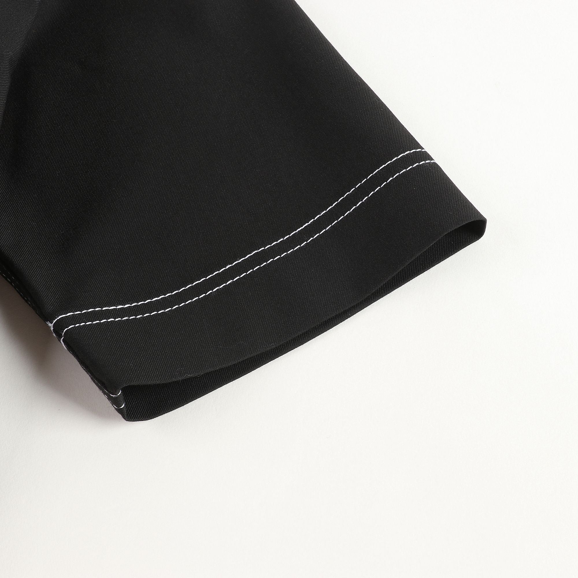 Girls Black Twill Dress