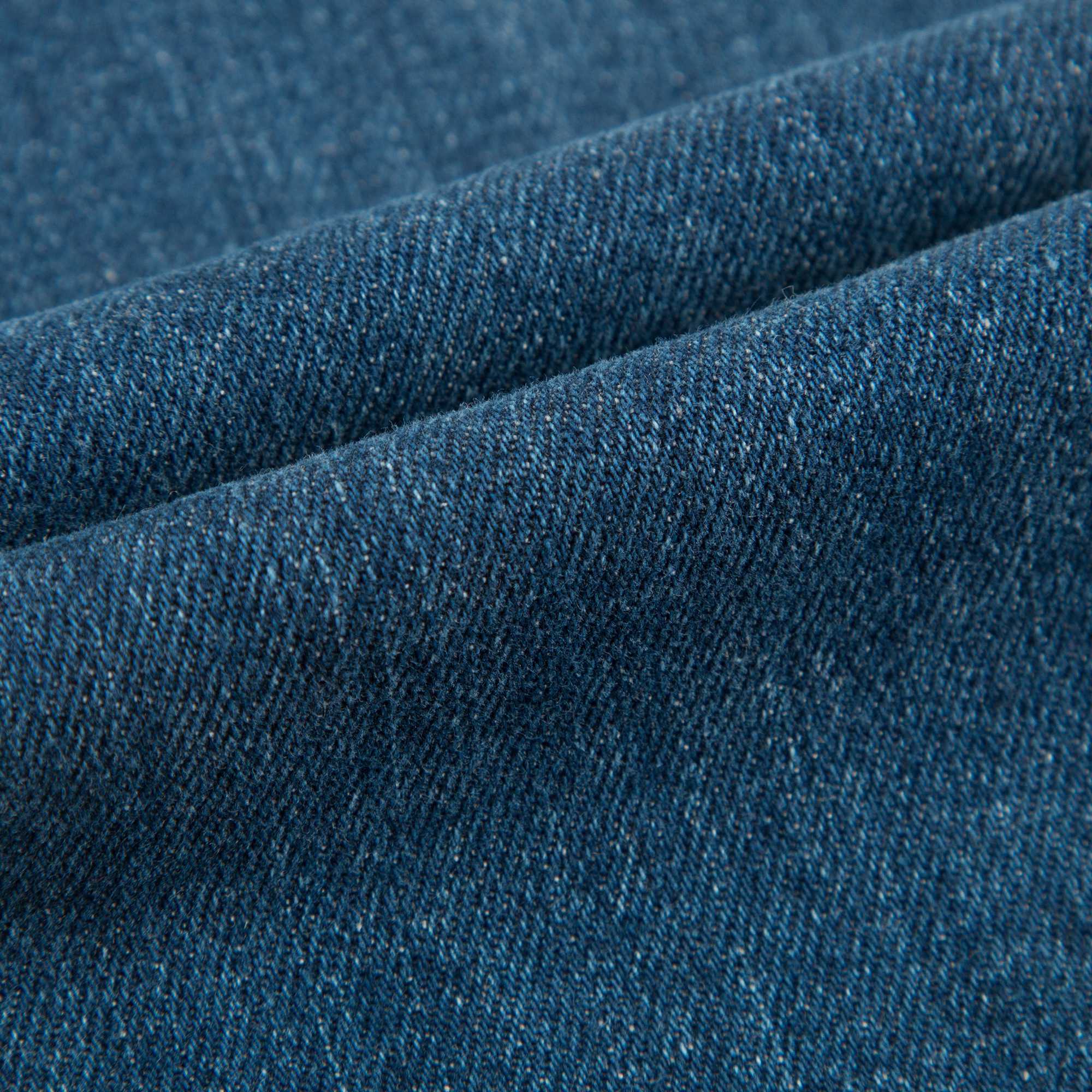 Girls Blue Denim Cotton Trousers