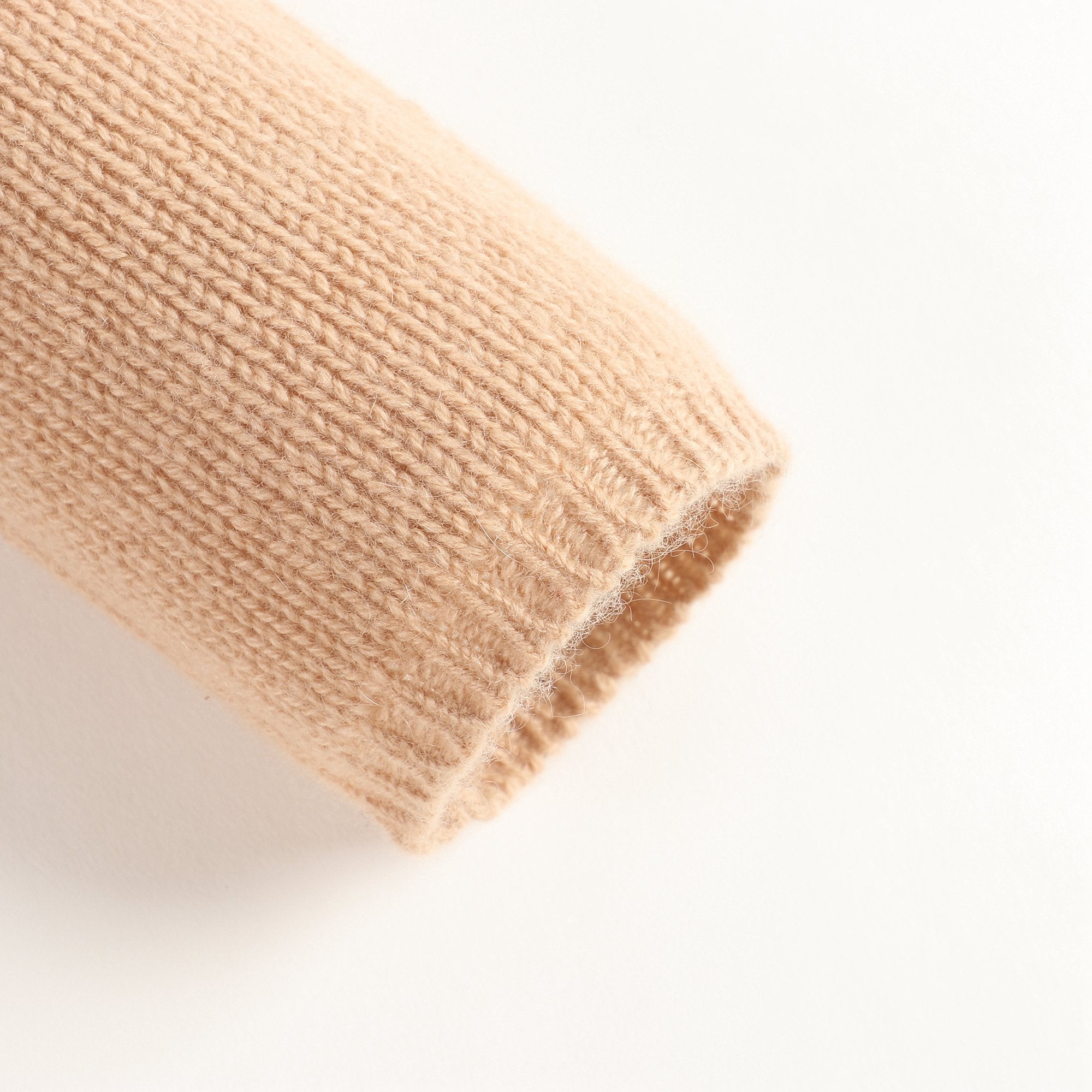 Girls Camel Cashmere Sweater