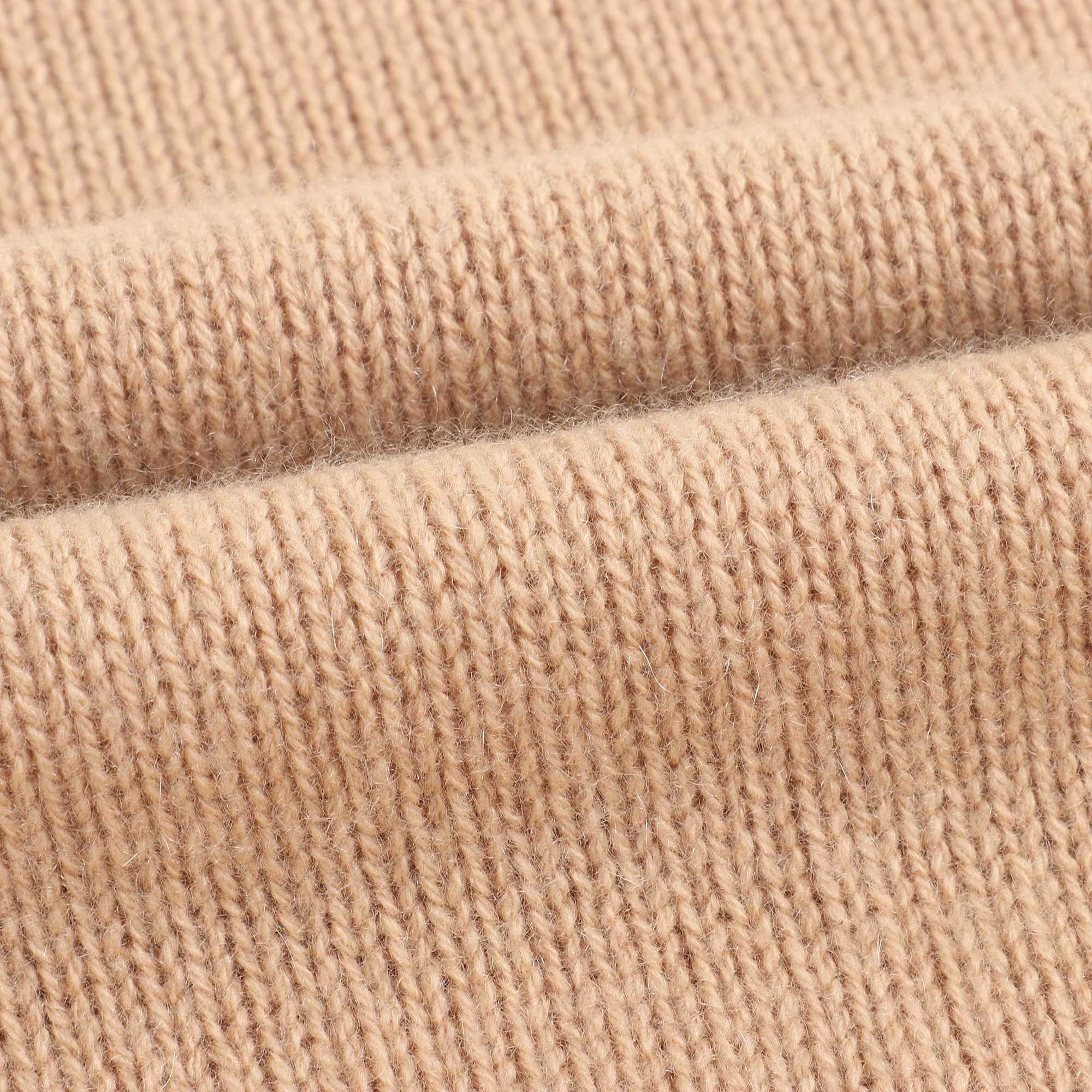 Girls Camel Cashmere Sweater