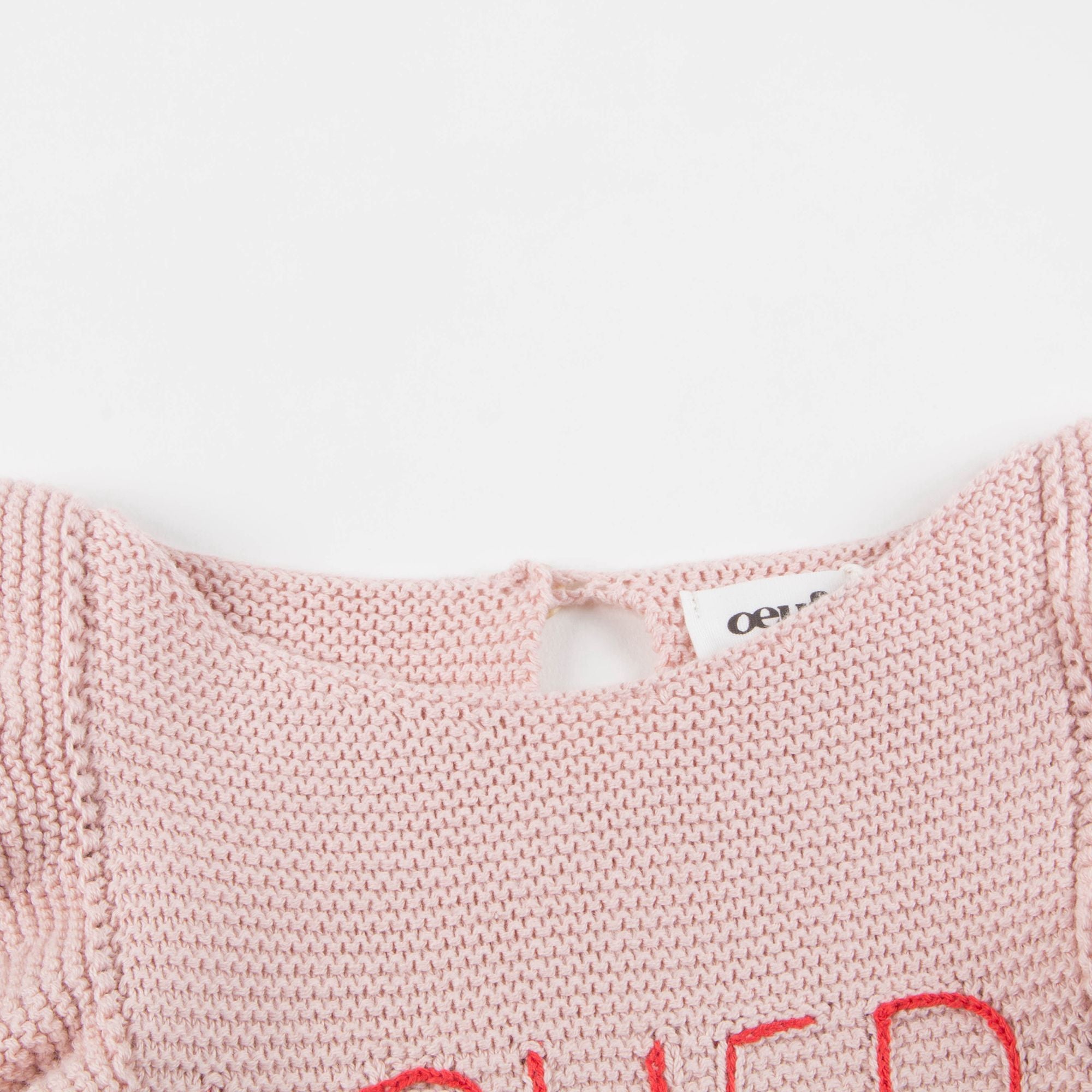 Girls Light Pink Cotton Loved Dress