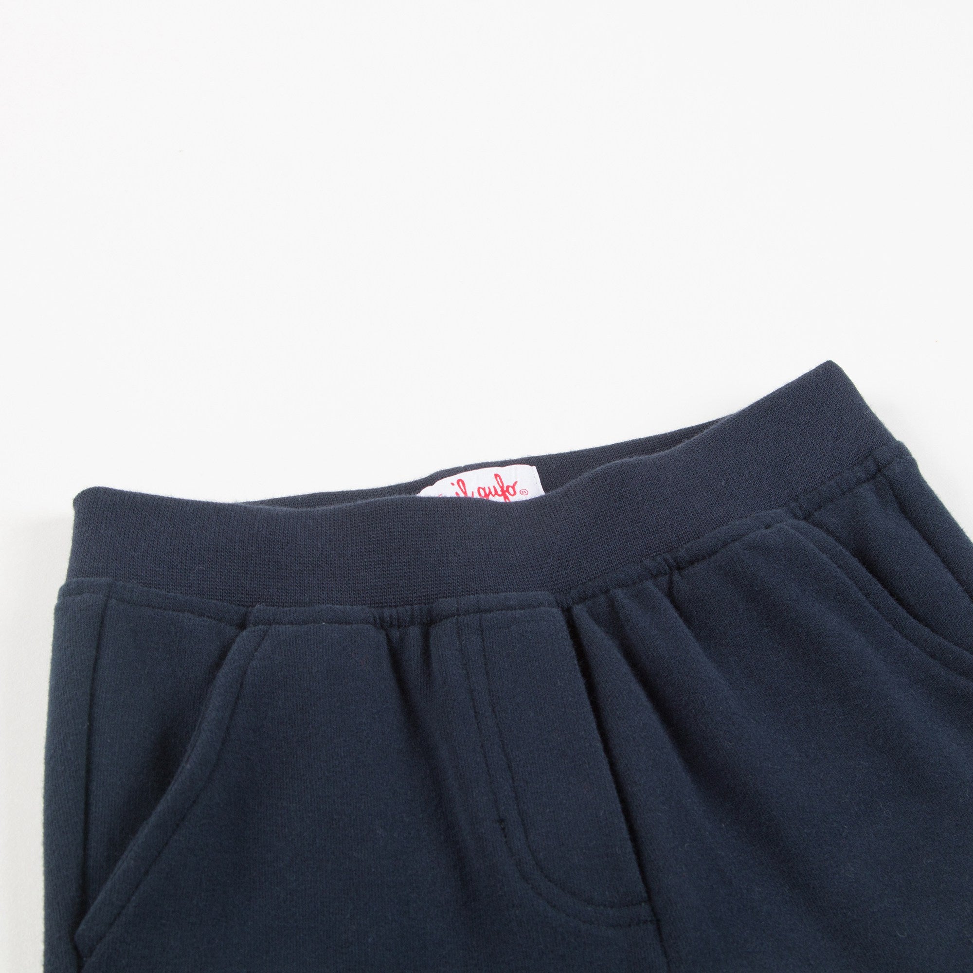 Girls Navy Blue Cotton Trousers