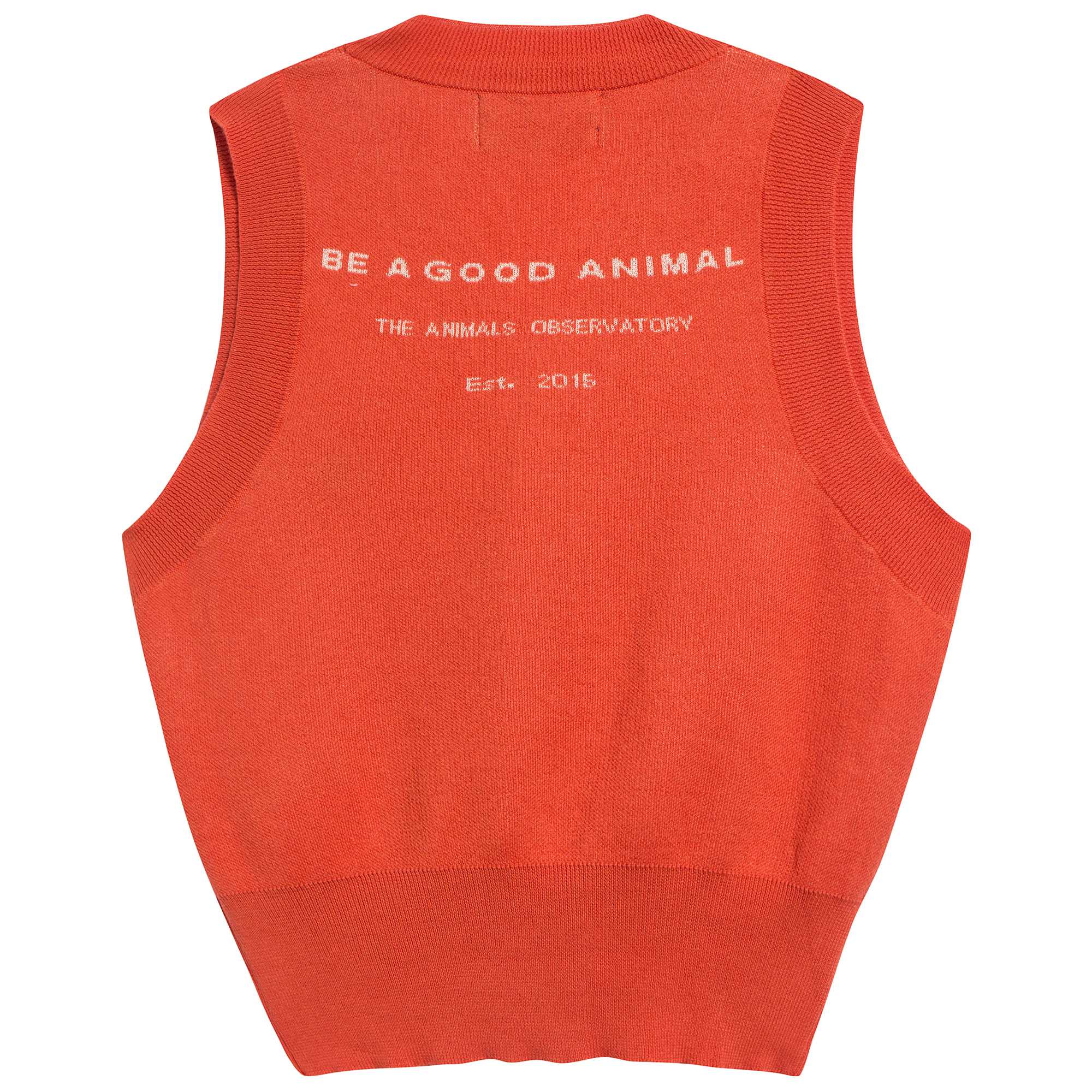 Girls Red Cotton Vest