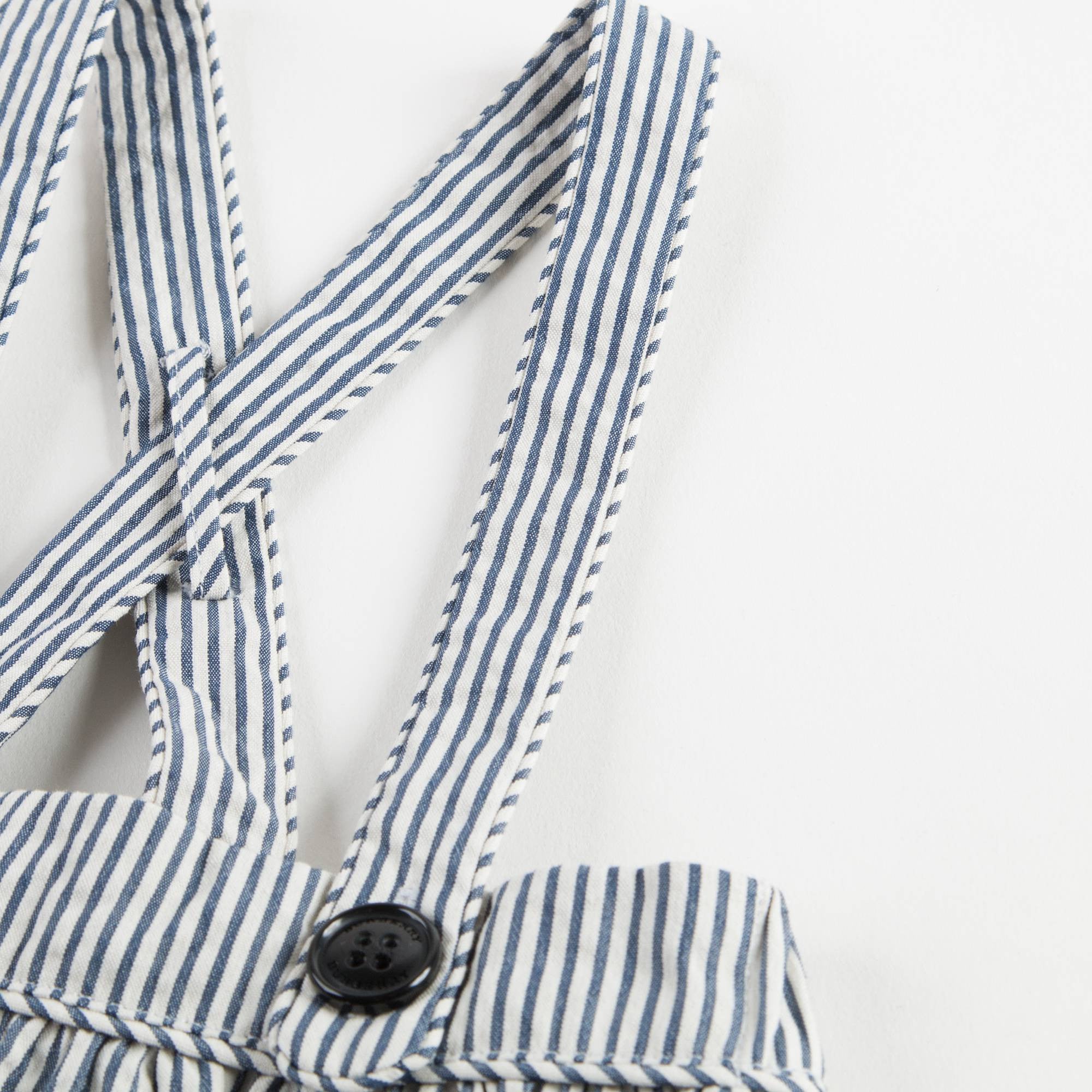Baby Girls Blue Striped Skirt