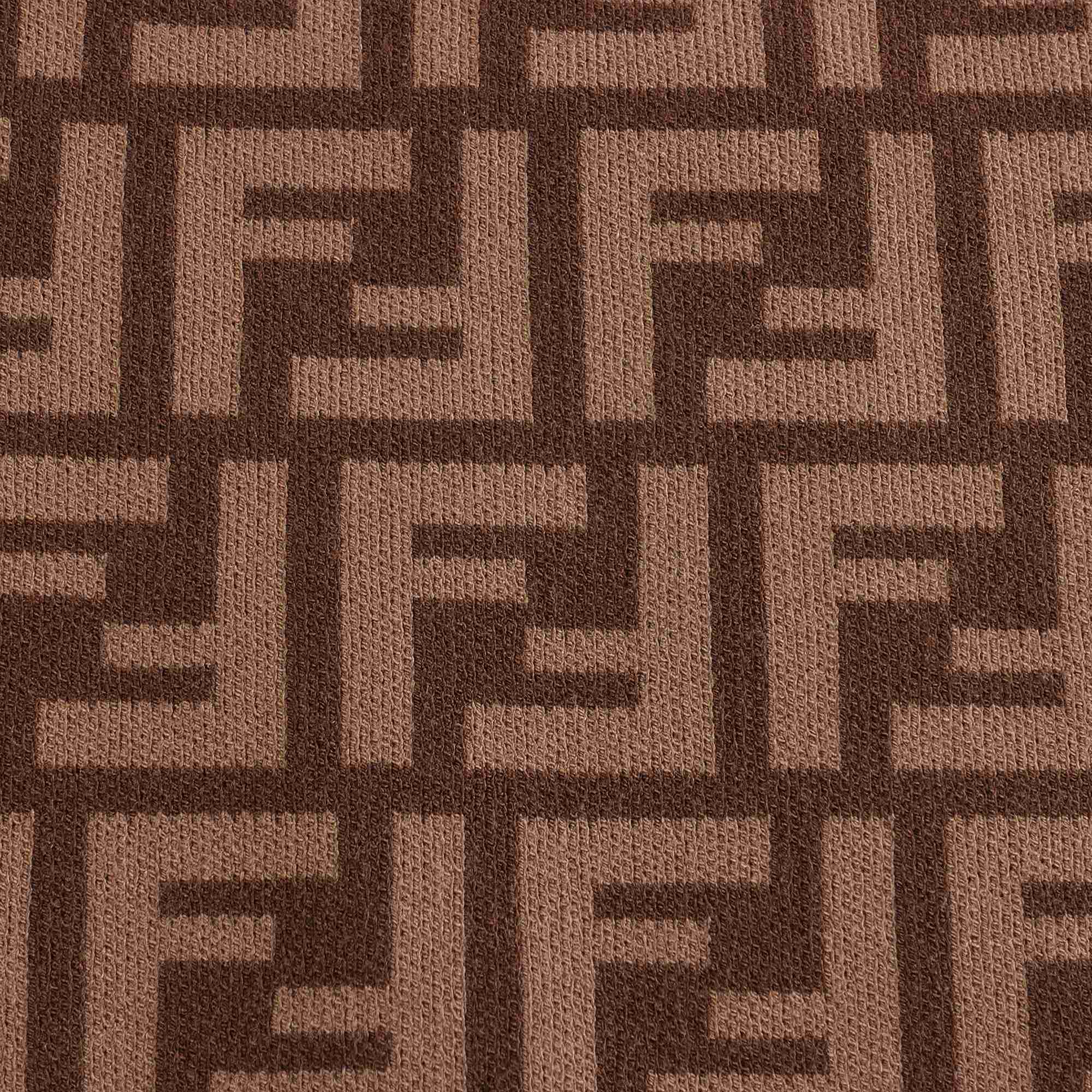Girls Brown FF Knit Skirt