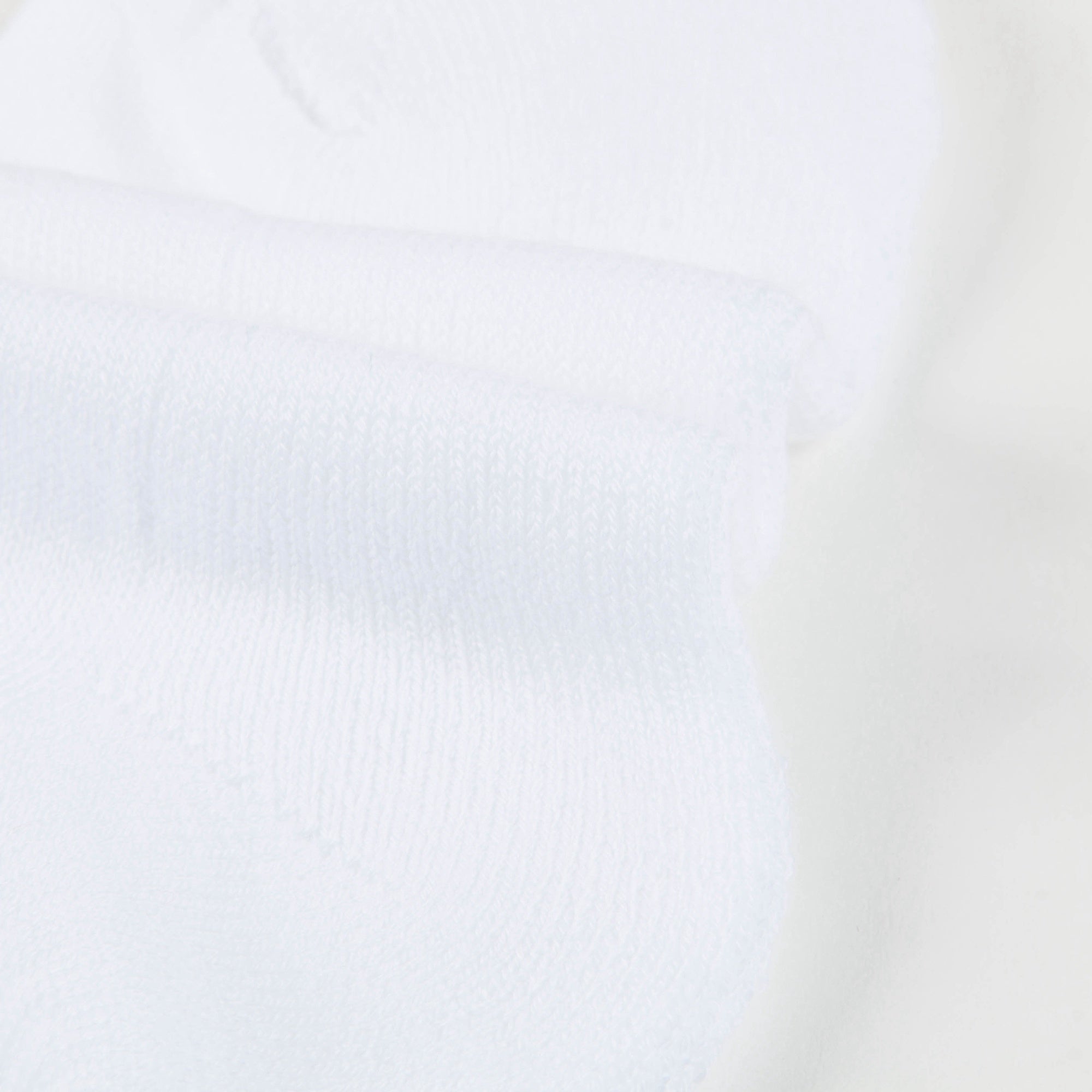 Girls & Boys White & Dark Green  Socks