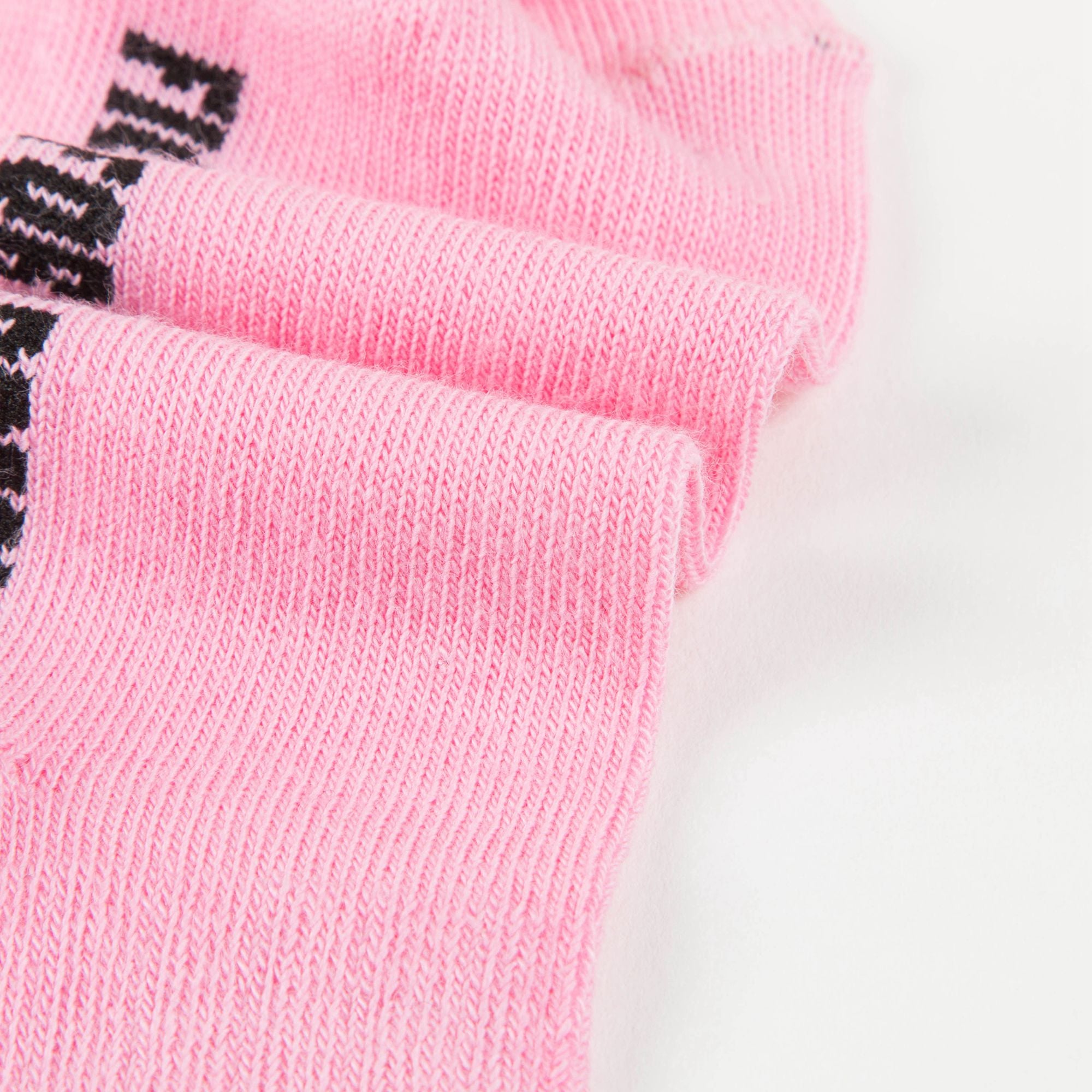 Girls White Logo Cotton Socks