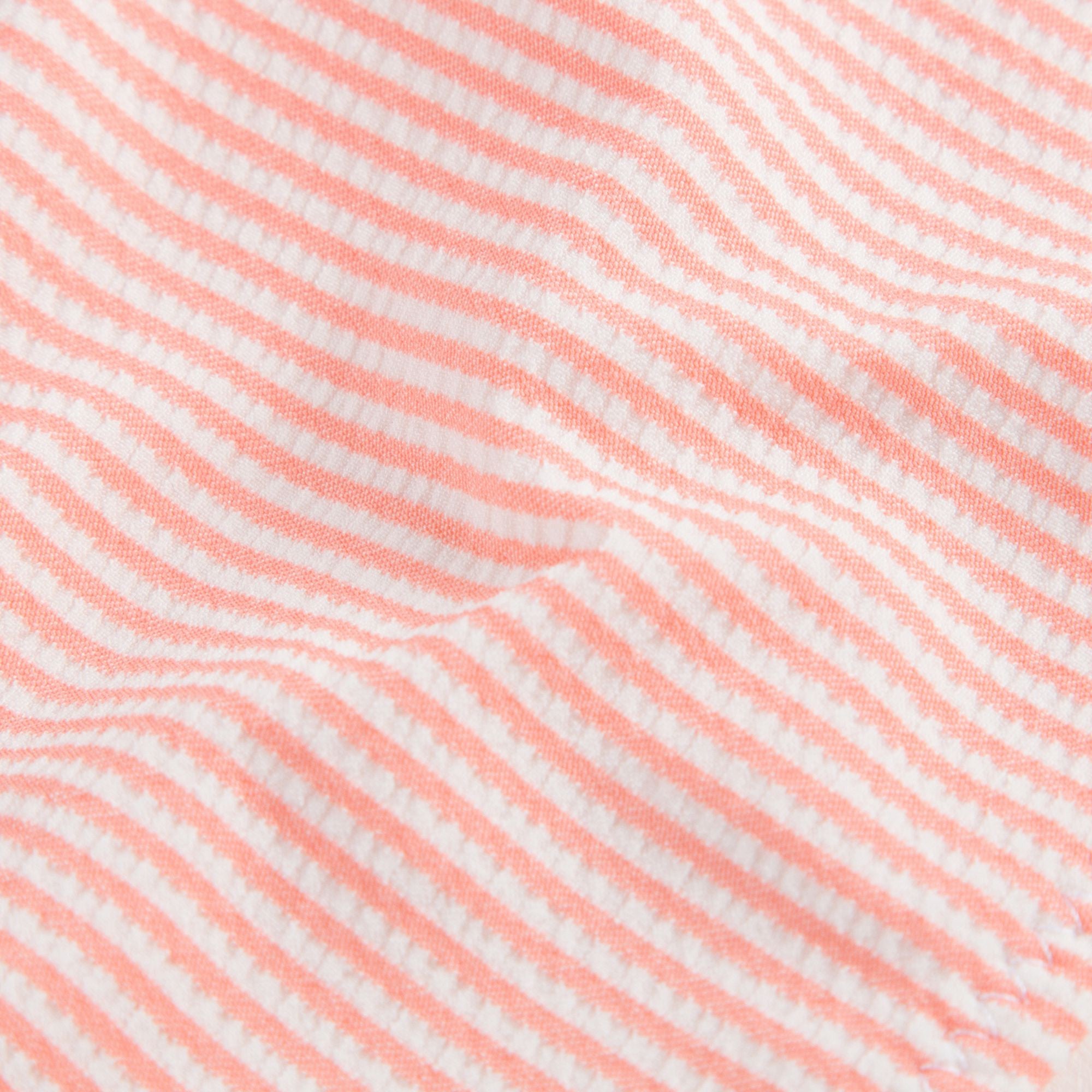 Girls Orange Striped Bikini