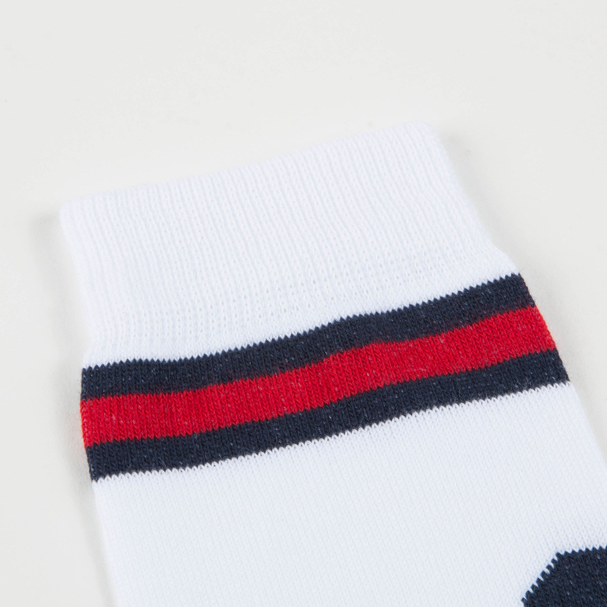 Girls White & Blue Socks