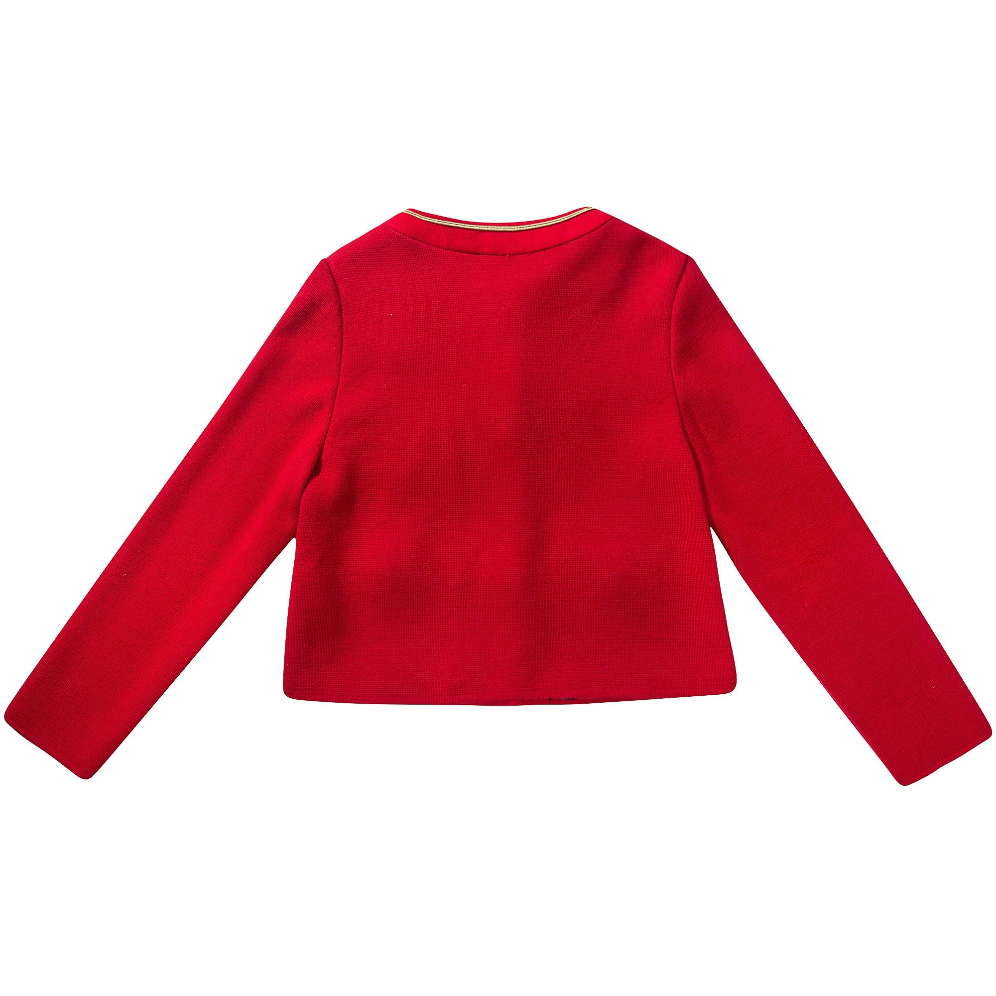 Girls  Red  "Giacca"  Logo  Coat