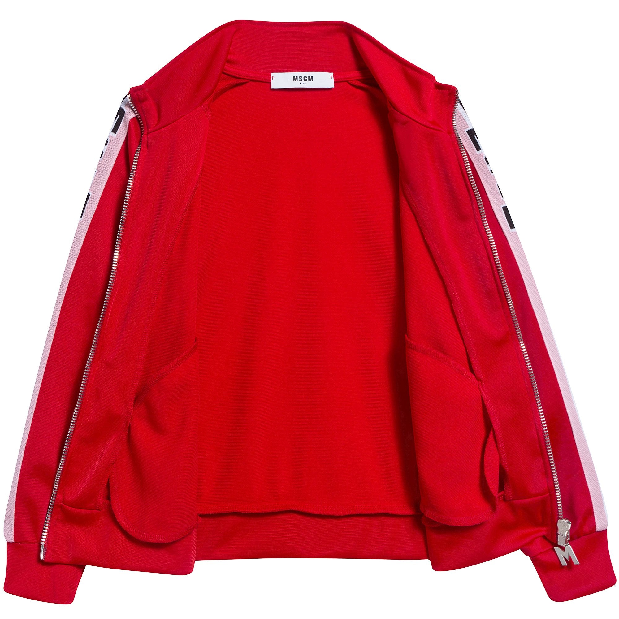 Girls Red Logo Triacetate Jacket