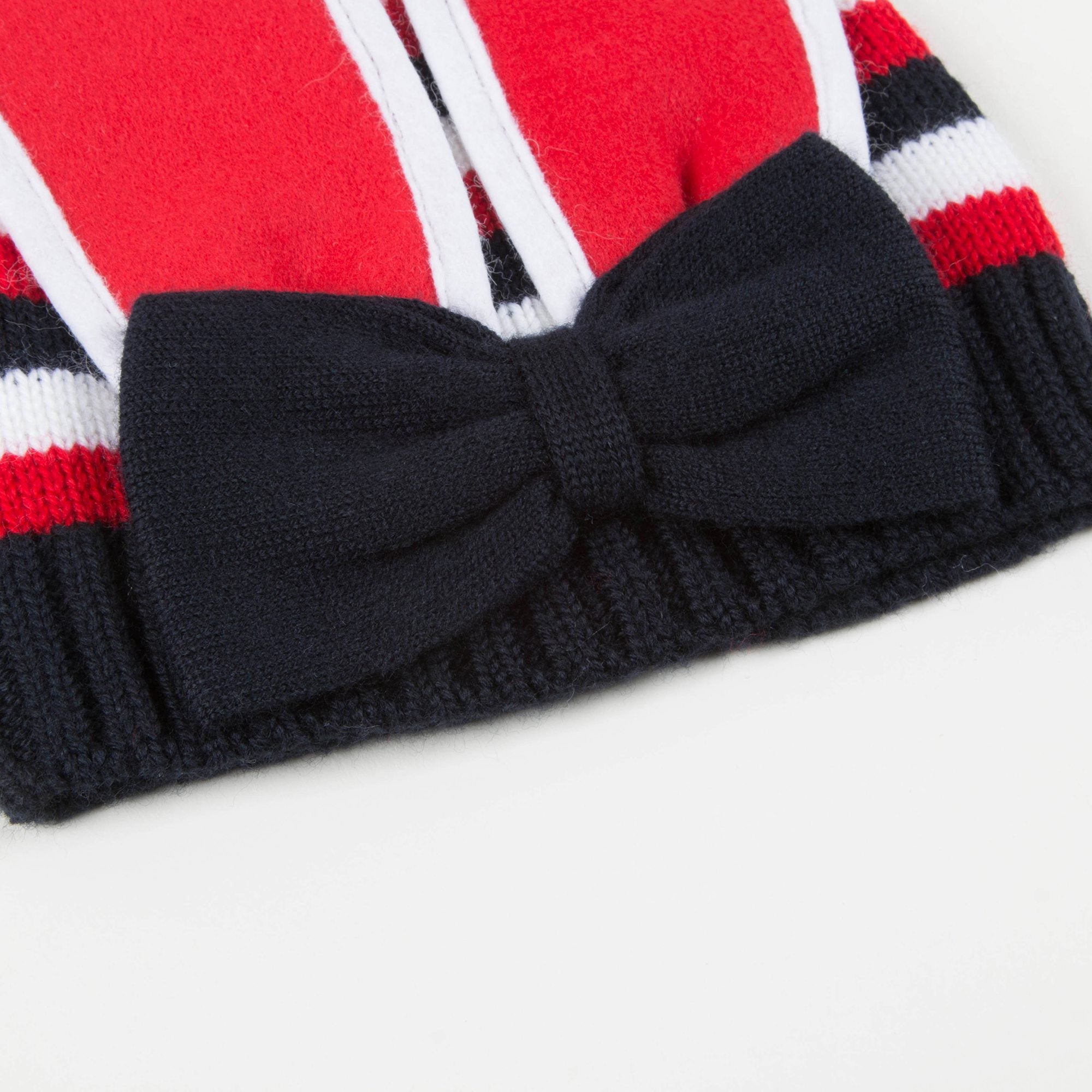 Baby Girls Red Wool Knitted  Hat