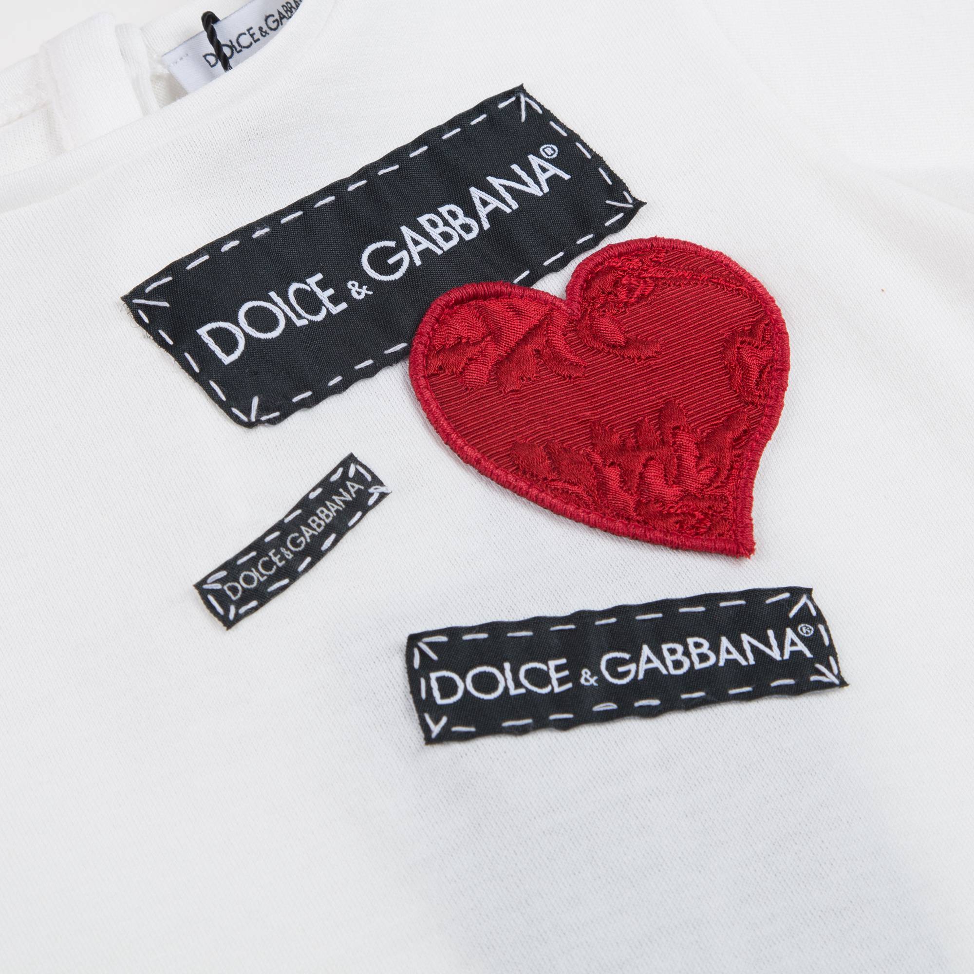 Baby  Girls   White   鈥淟OVE鈥?  Cotton   T-shirt