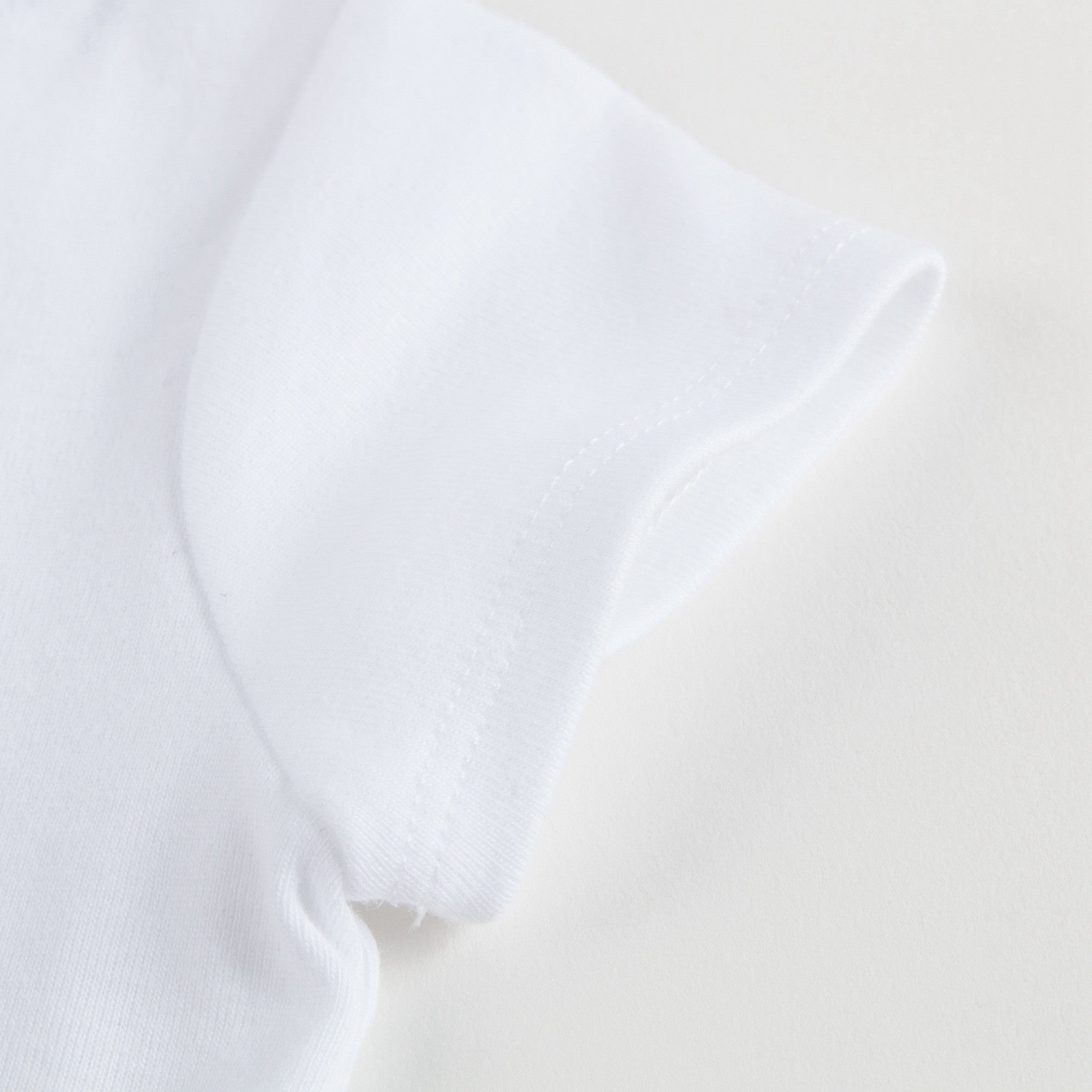 Baby White Cotton Babysuit With Check Collar